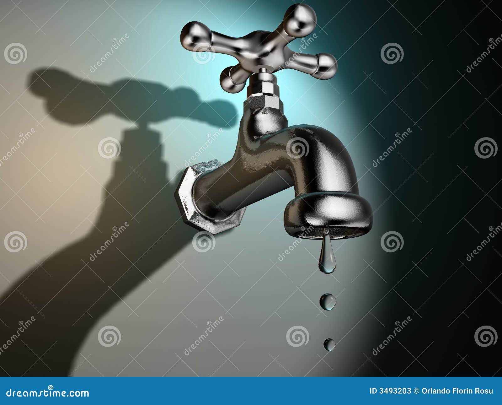 Dripping Faucet Stock Illustration Illustration Of Drop 3493203