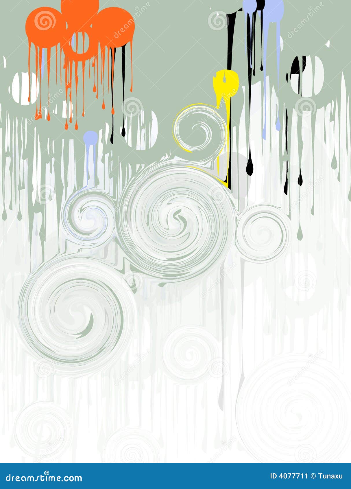 Dripping Paint Icon Logo. Current Liquid. Paint Flows. Melted Circle Logo. Current Paint Stains