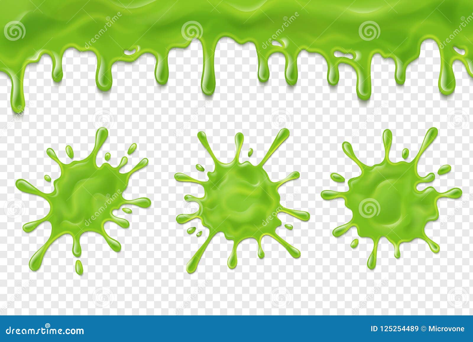 dripping slime. green dirt splat, goo dripping splodges of slime. halloween ooze, mucus  set