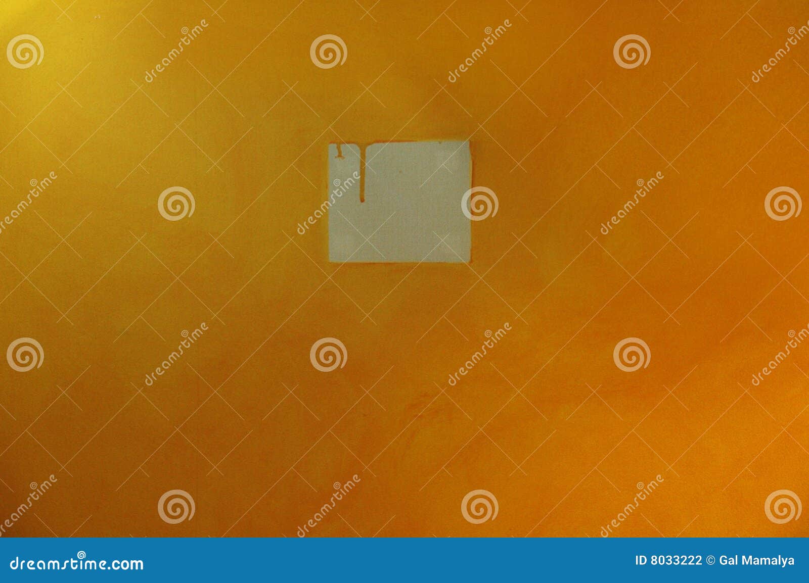Dripping Yellow Paint on Wall Stock Photo Image of architecture