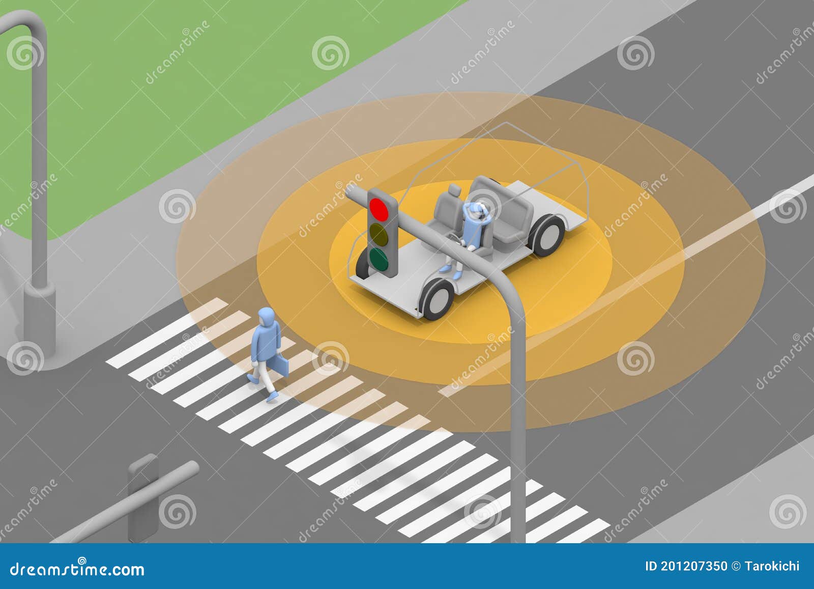 Free Vector  Pedestrian crossing crosswalk on road at green traffic light.  man walking on zebra, holding mobile phone flat vector illustration. safety  on street, accident, compliance with traffic rules concept