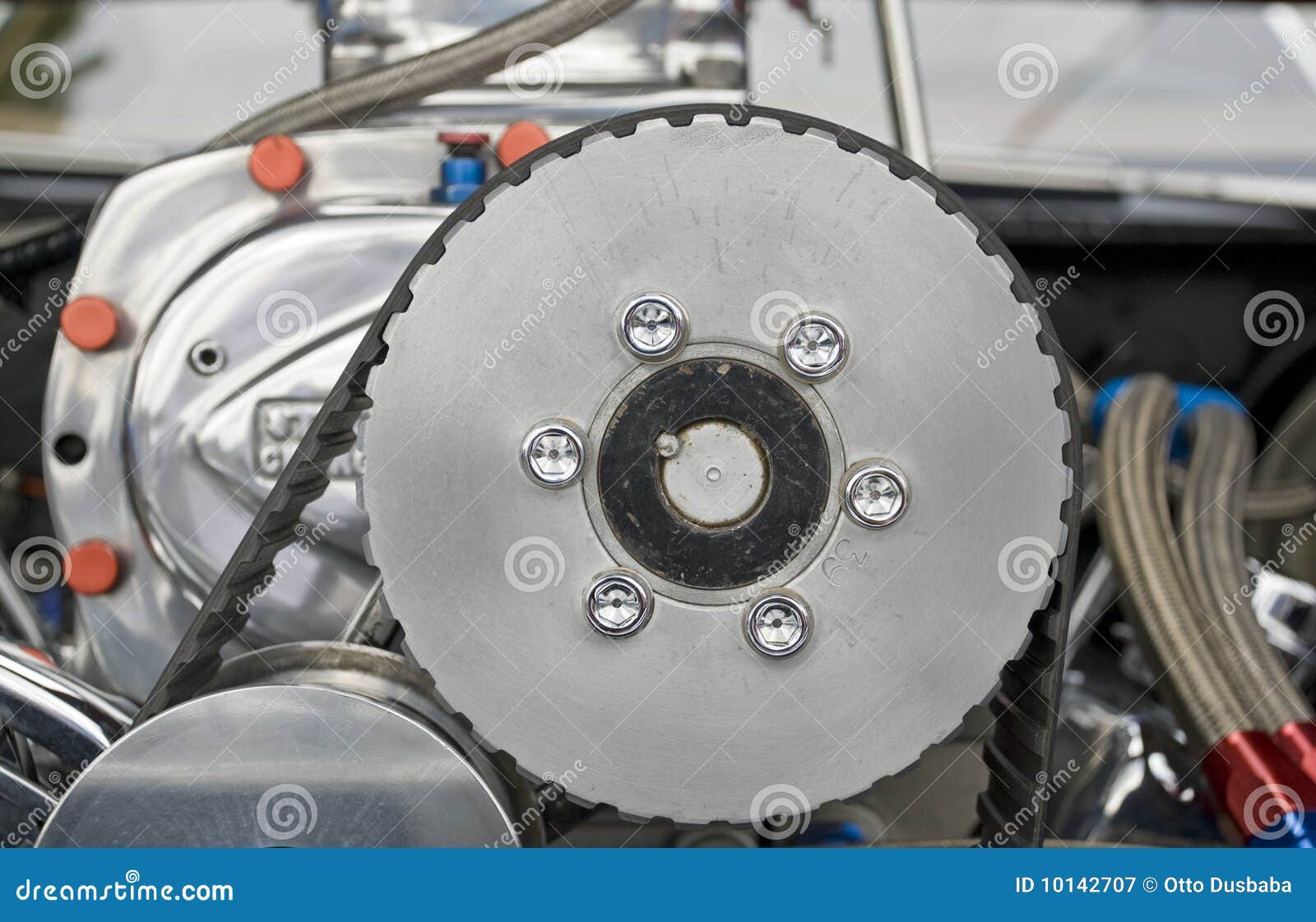 Drive Pulley On An Automotive Supercharger Picture. Image 10142707