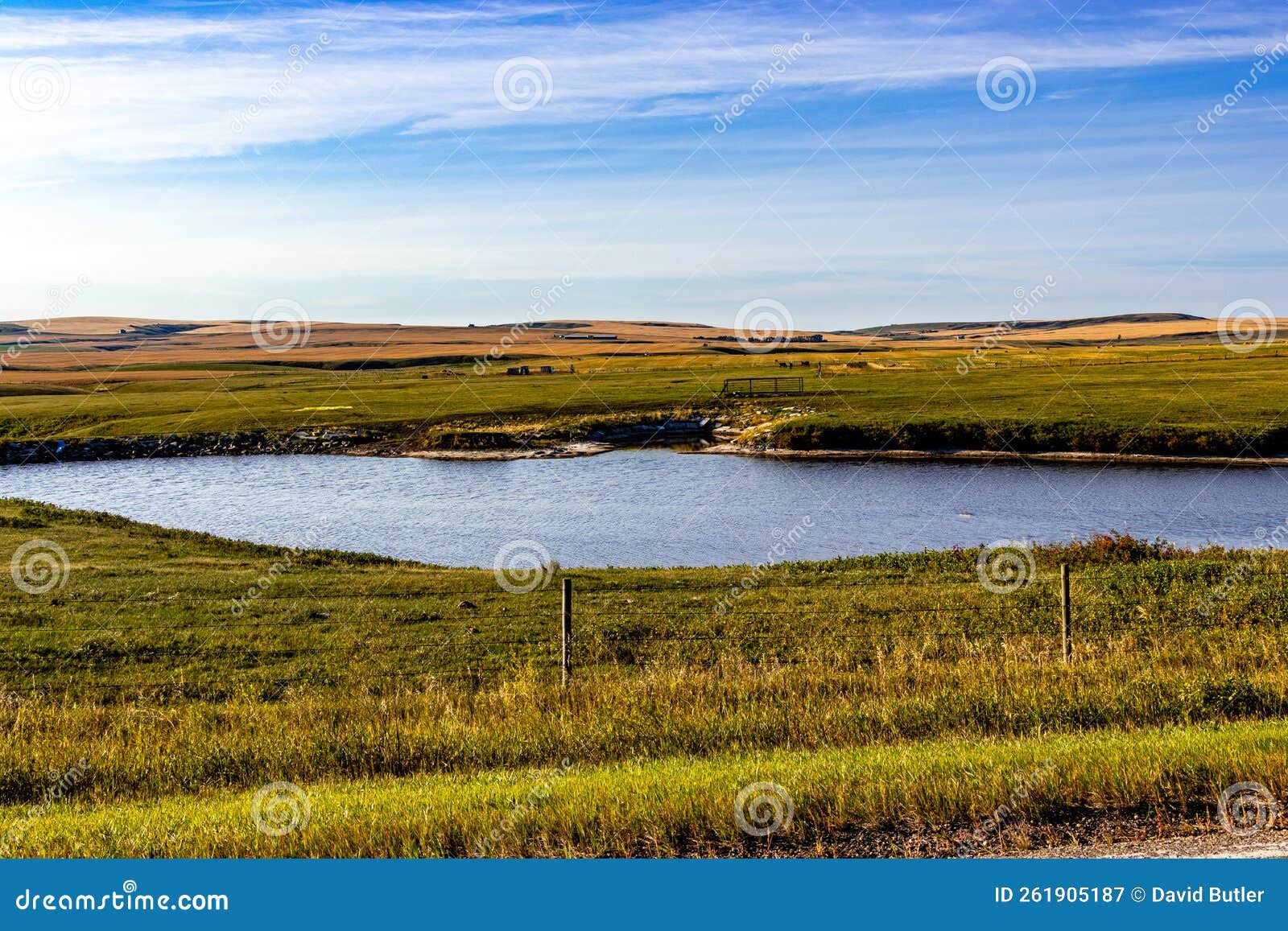 A Drive through Wheatland County Alberta Canada Stock Image Image of