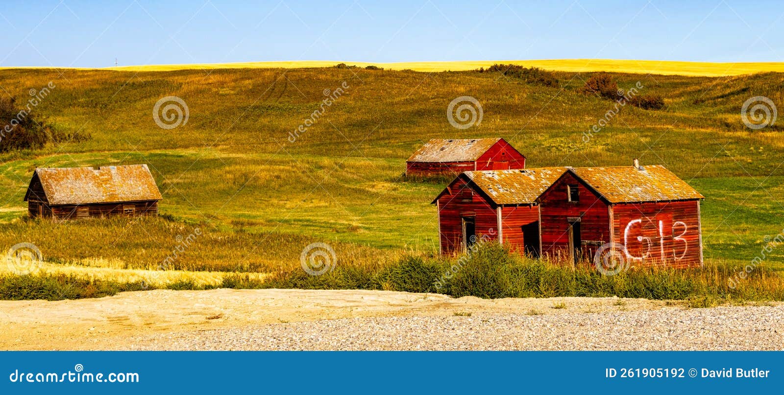 A Drive through Wheatland County Alberta Canada Stock Photo Image of