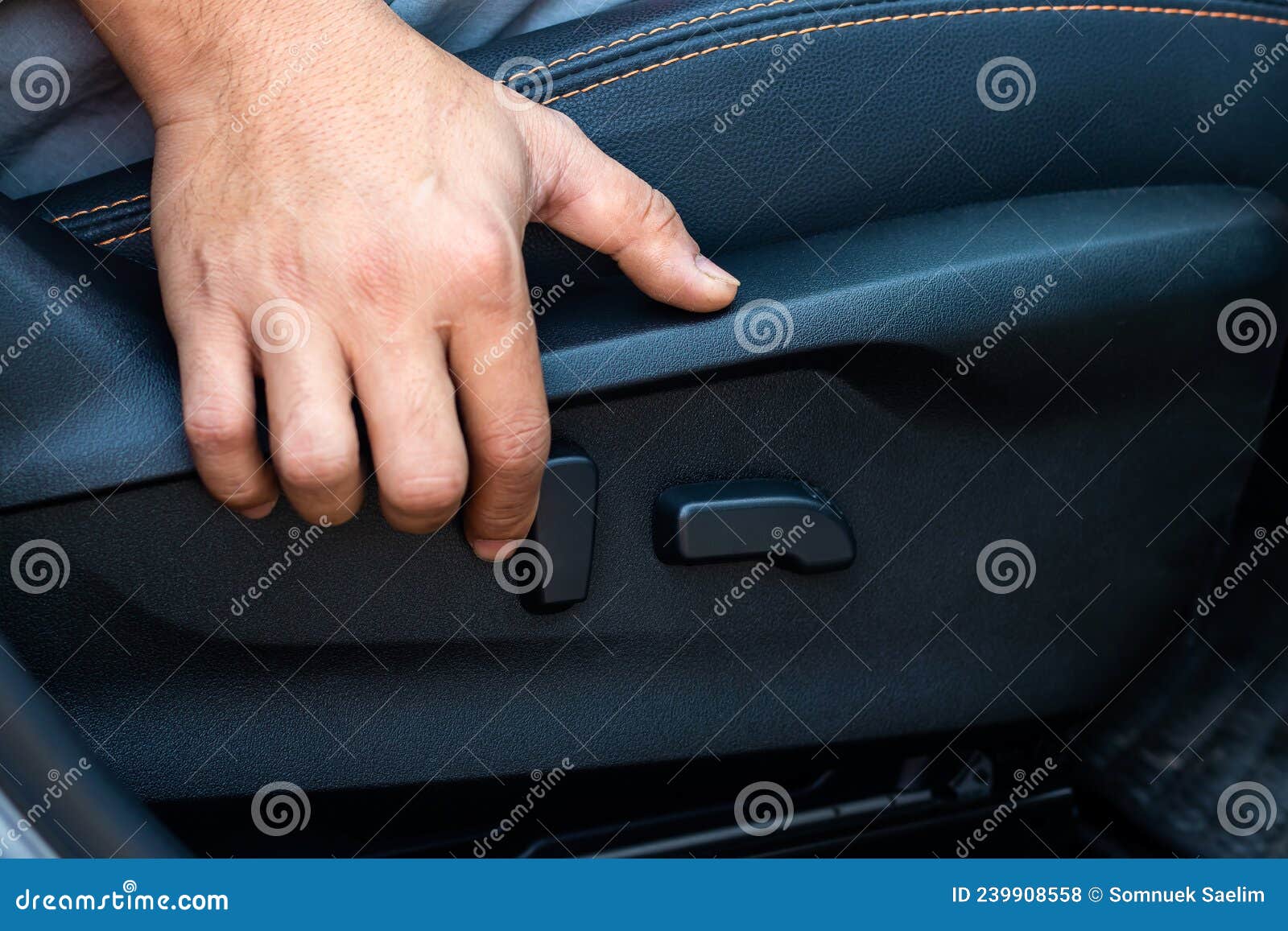 Driver Checks Steering and Gear System before Driving at Service