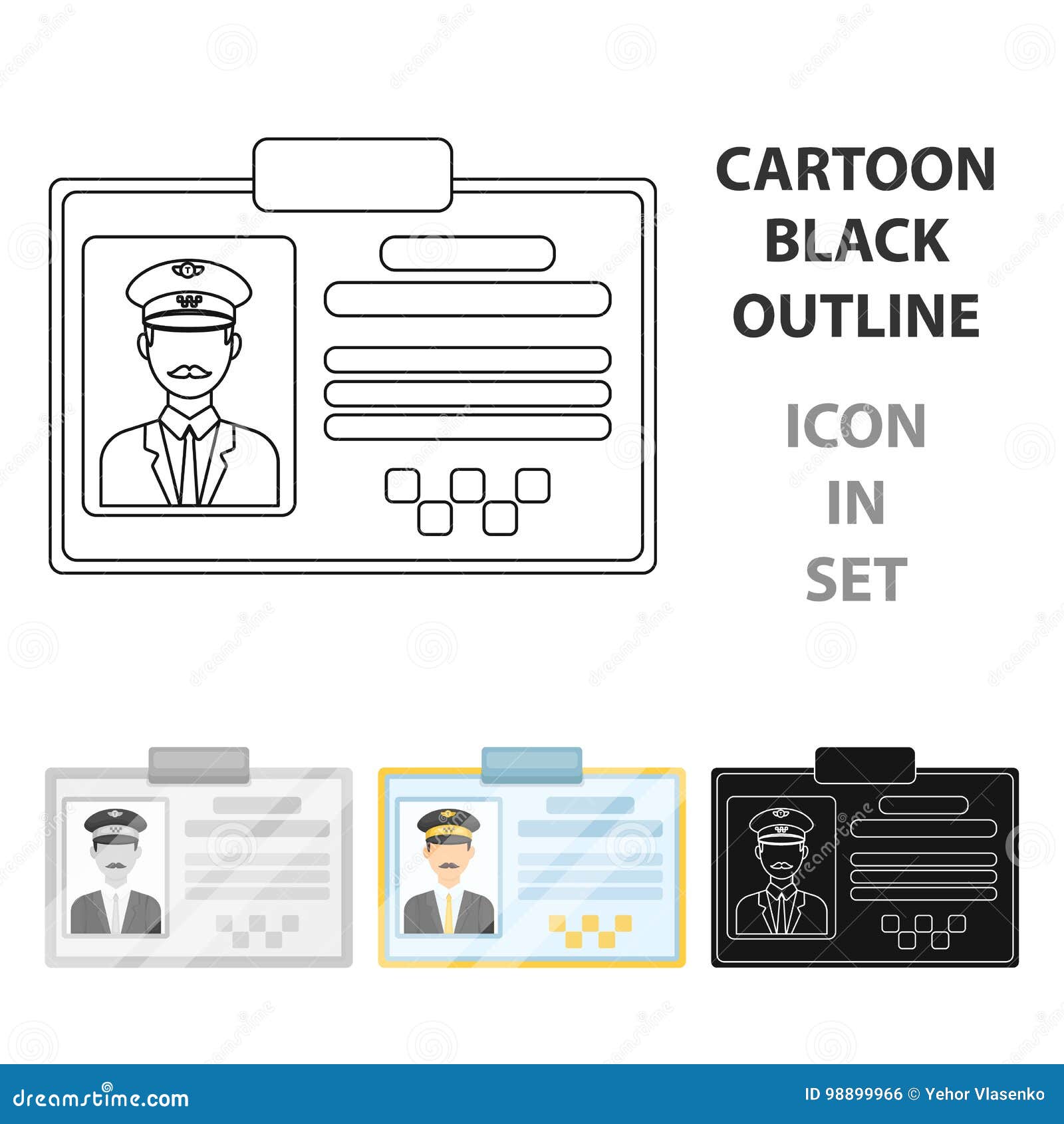 driver document taxi.plastic card taxi driver with photo