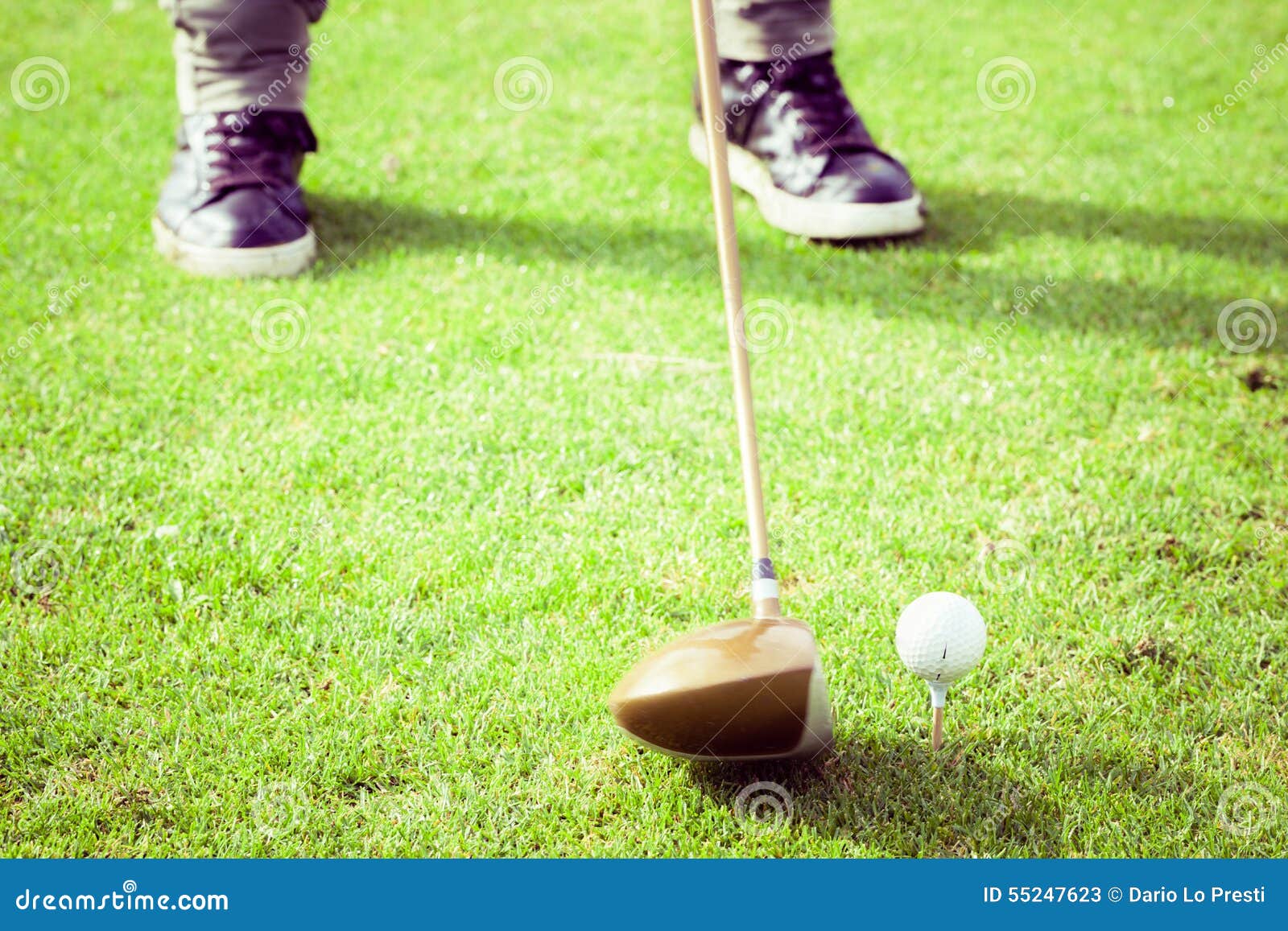 Driver golf club stock image. Image of preparation, challenge 55247623