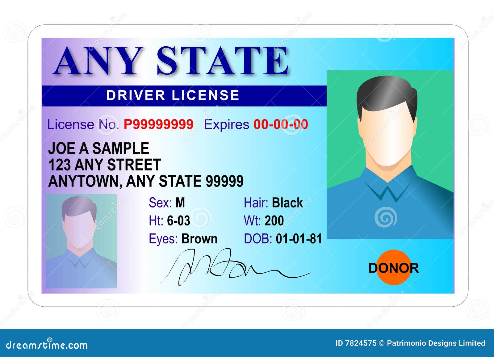 driver license identity card