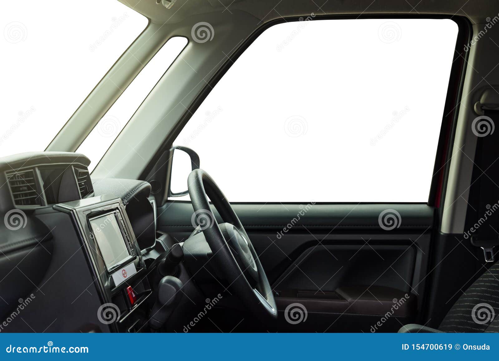 Driver seat interior stock image. Image of empty, automobile - 154700619