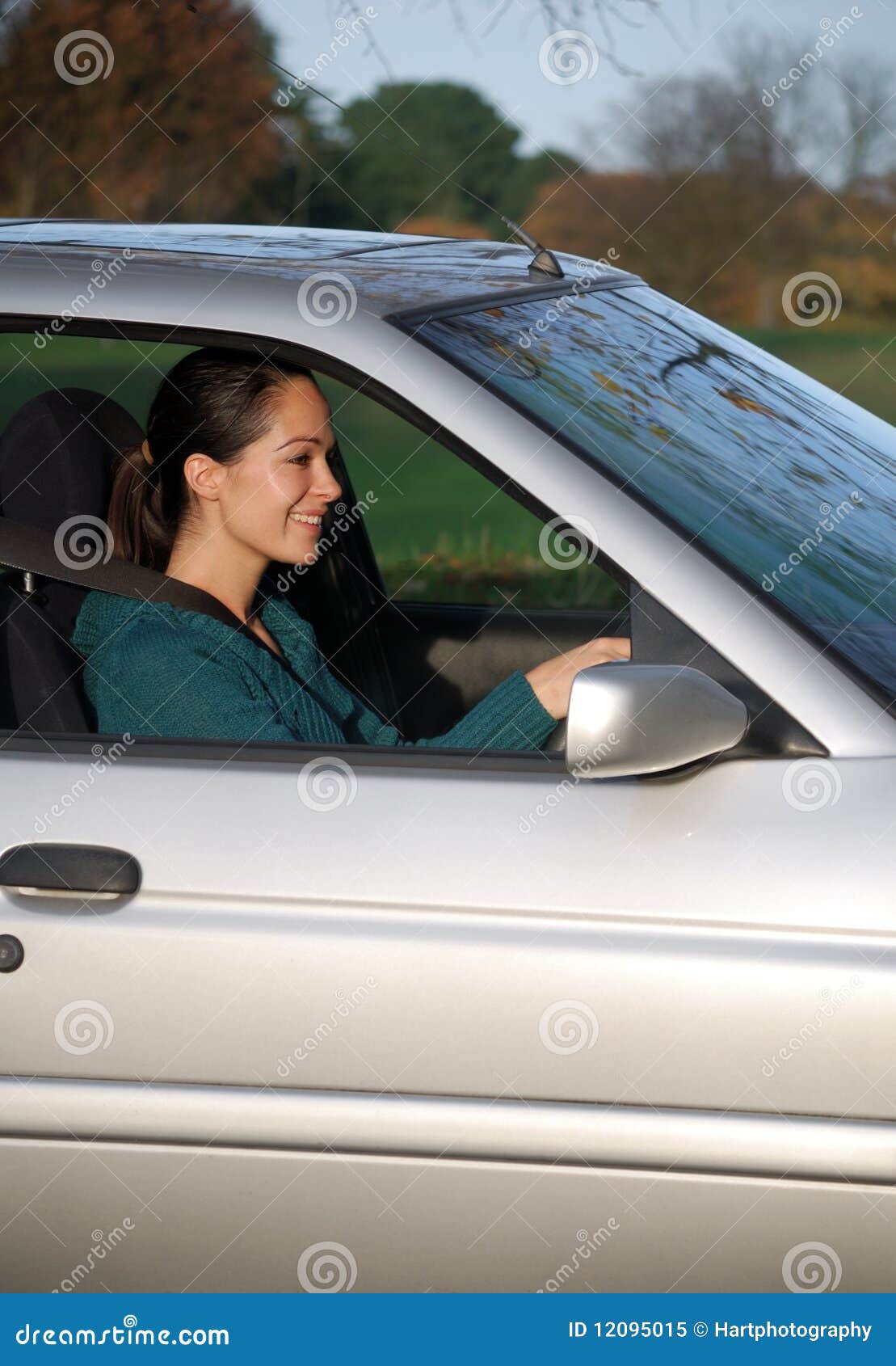 Driving stock image. Image of young, women, outdoors 12095015