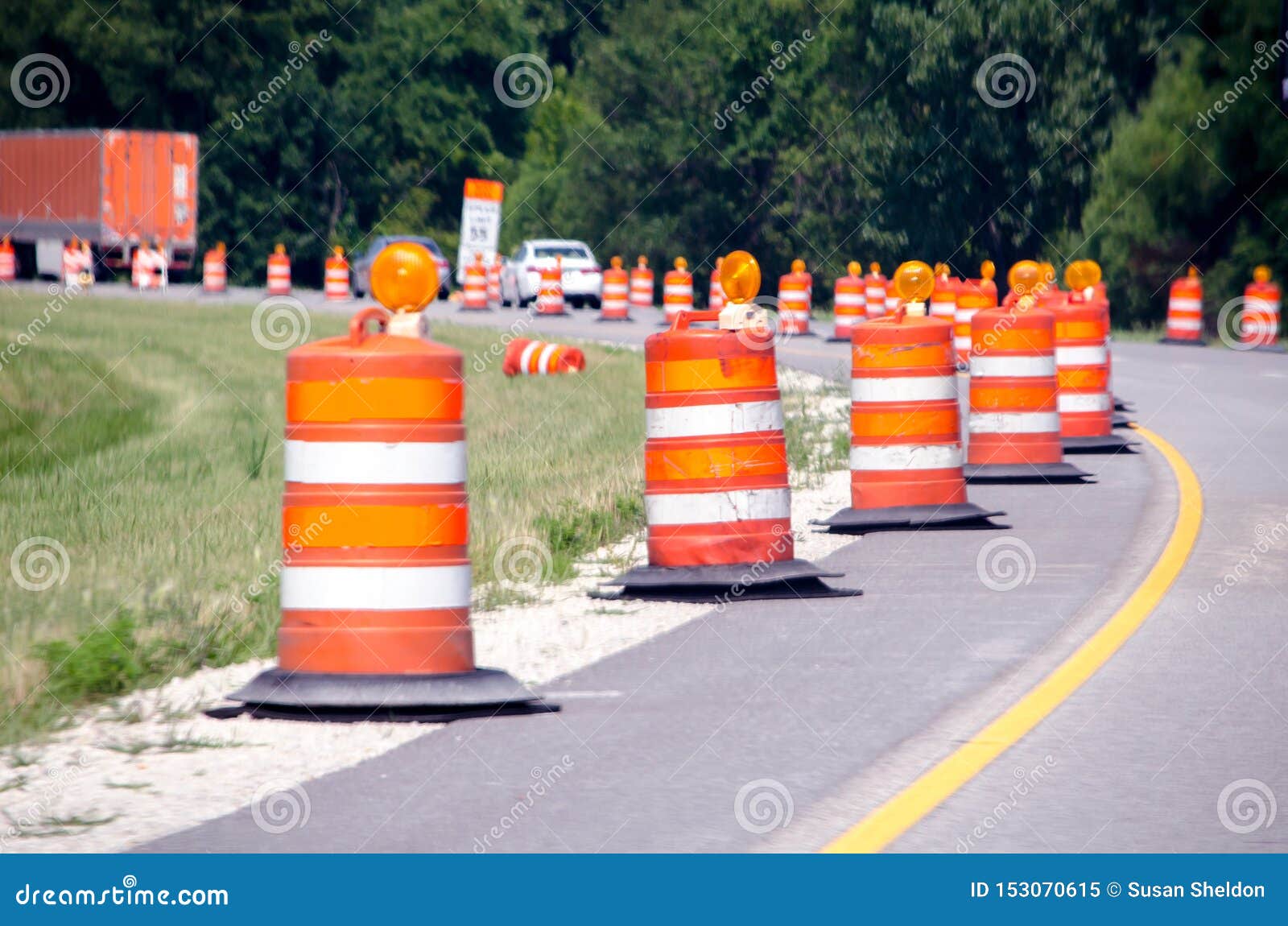 driving in a construction zone