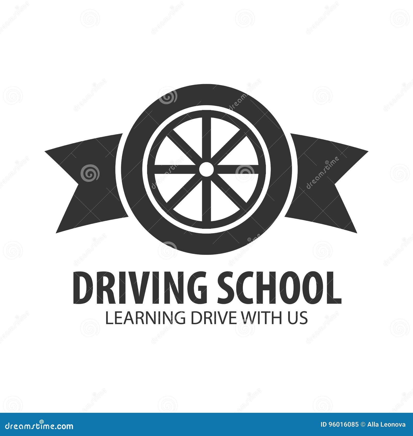 Driving School Logo And Emblem Template Auto Education Vector