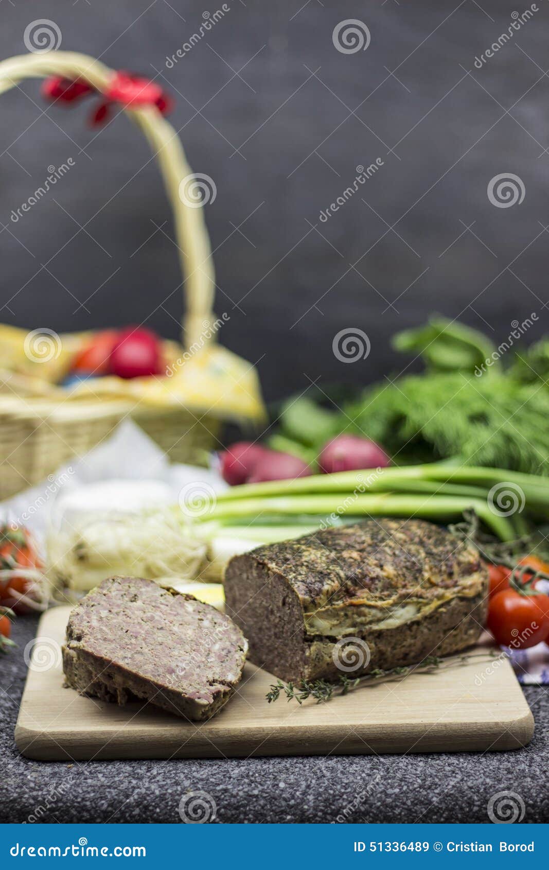 Drob Romanian Easter Lamb Dish Stock Image Image of gourmand