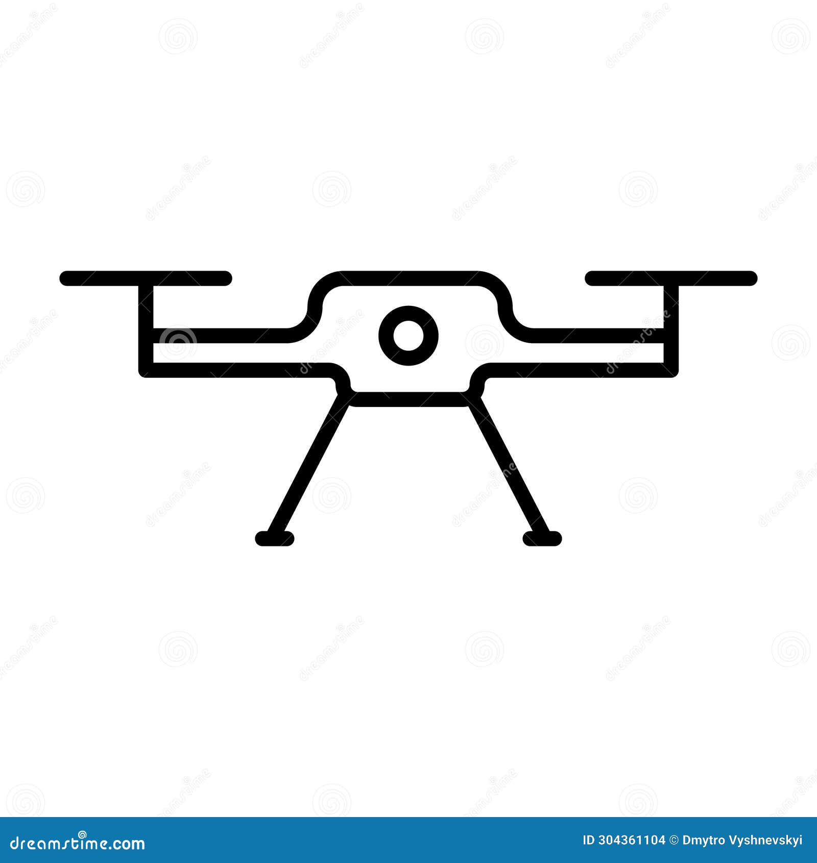 dron outline  icon
