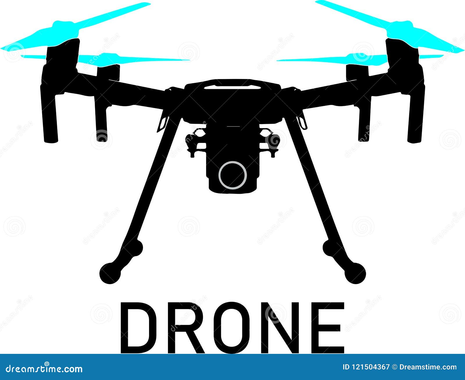 Drone logo stock illustration. of - 121504367
