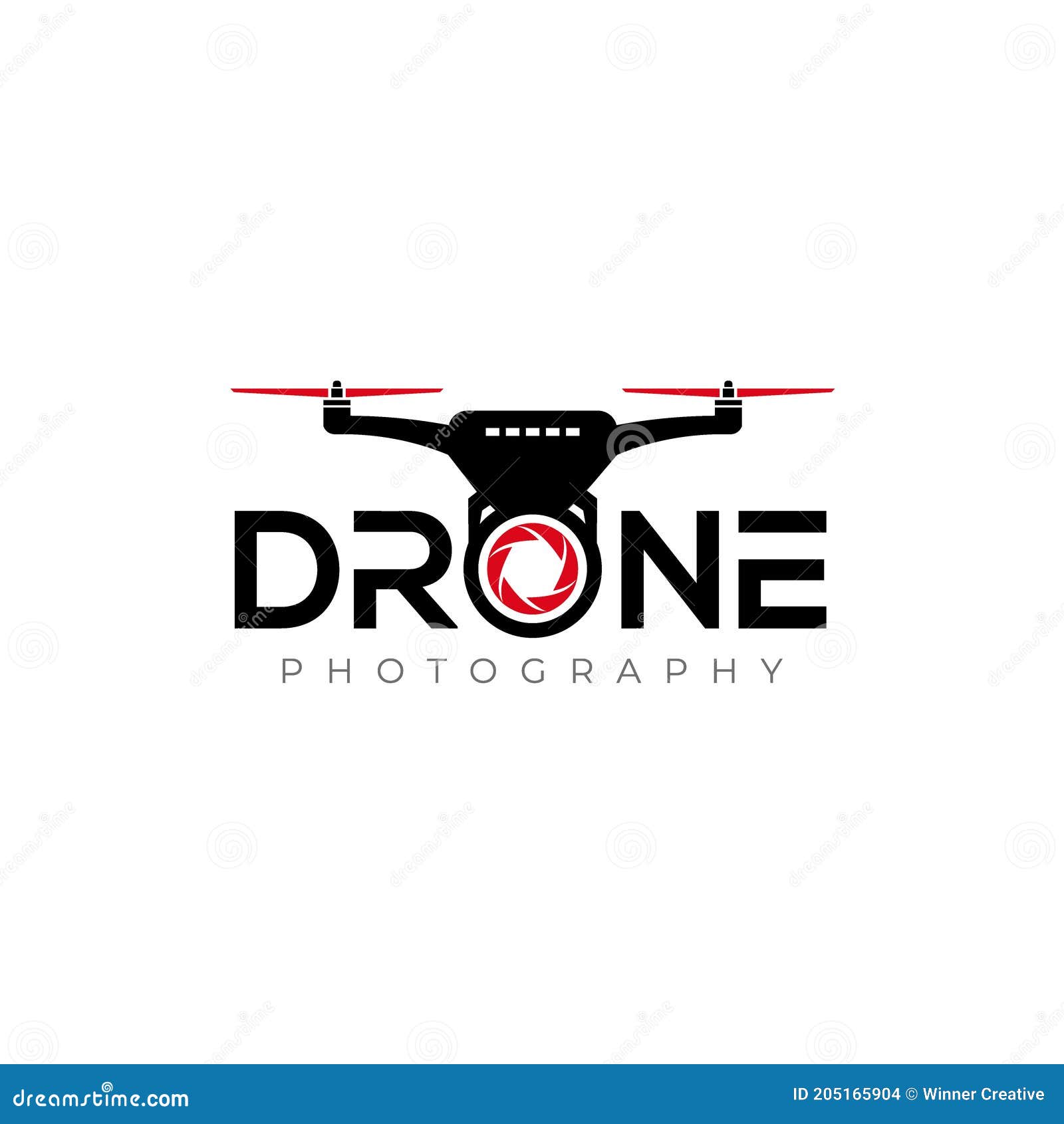 Drone Logo. Drone Photography Logo Design Vector Stock Vector ...
