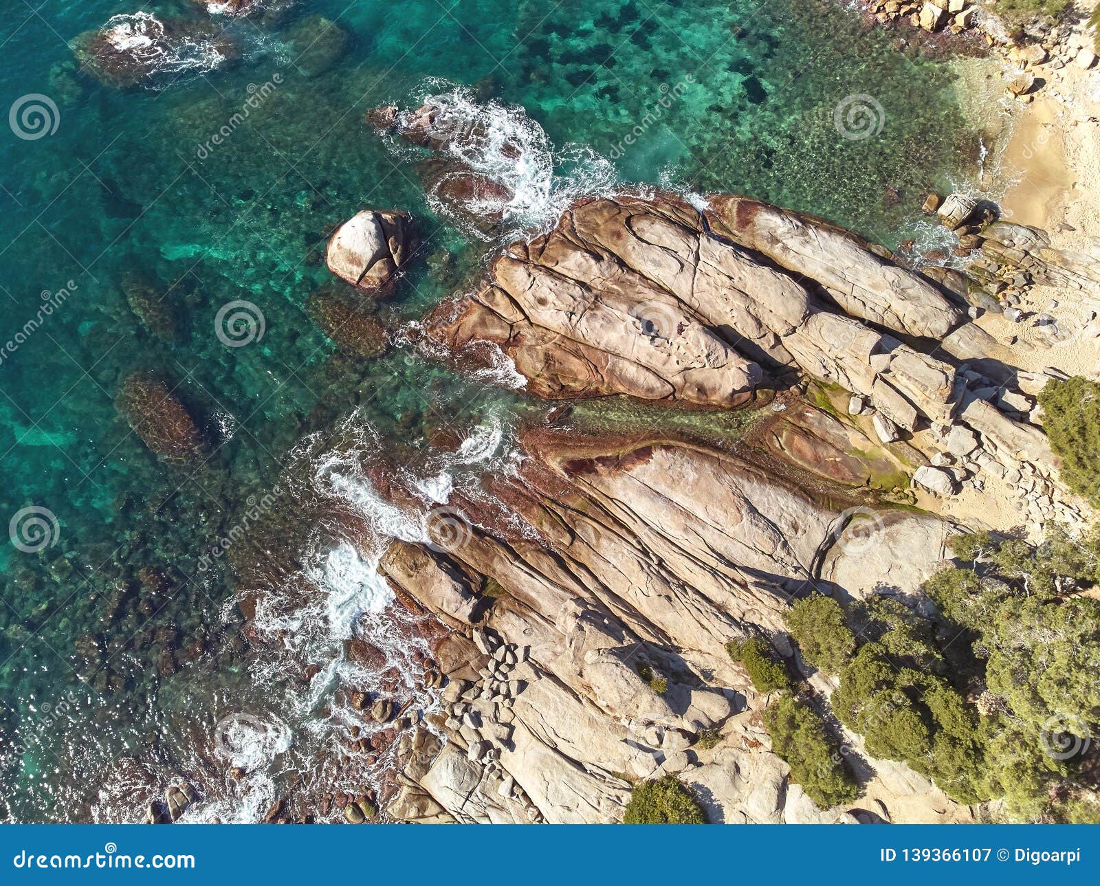 Drone Picture Over The Costa Brava Coastal Stock Image Image Of Drone Picture Over The Costa Brava Coastal Stock Image Image Of