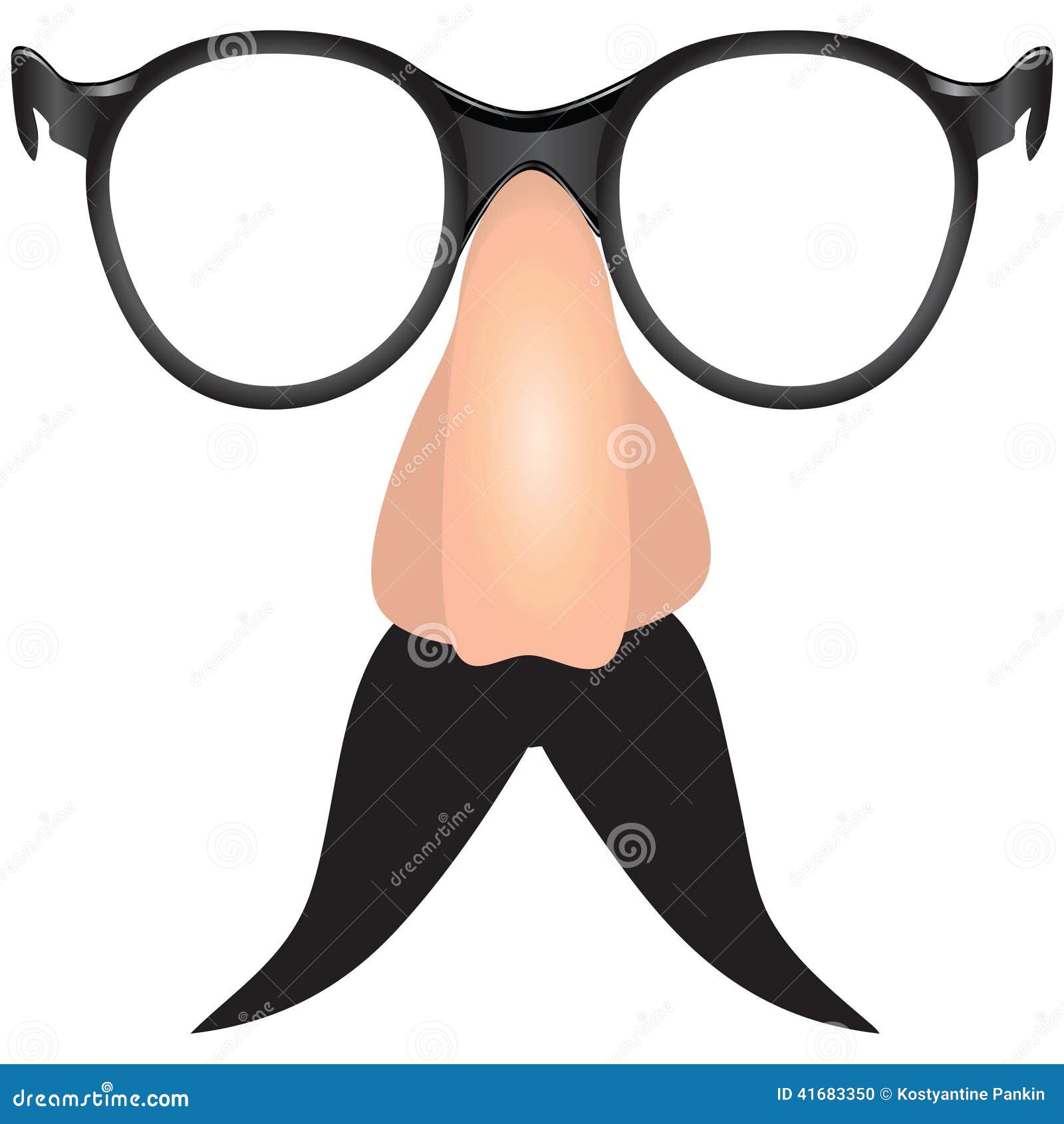 Drooping Mustache Stock Illustration - Image: 41683350