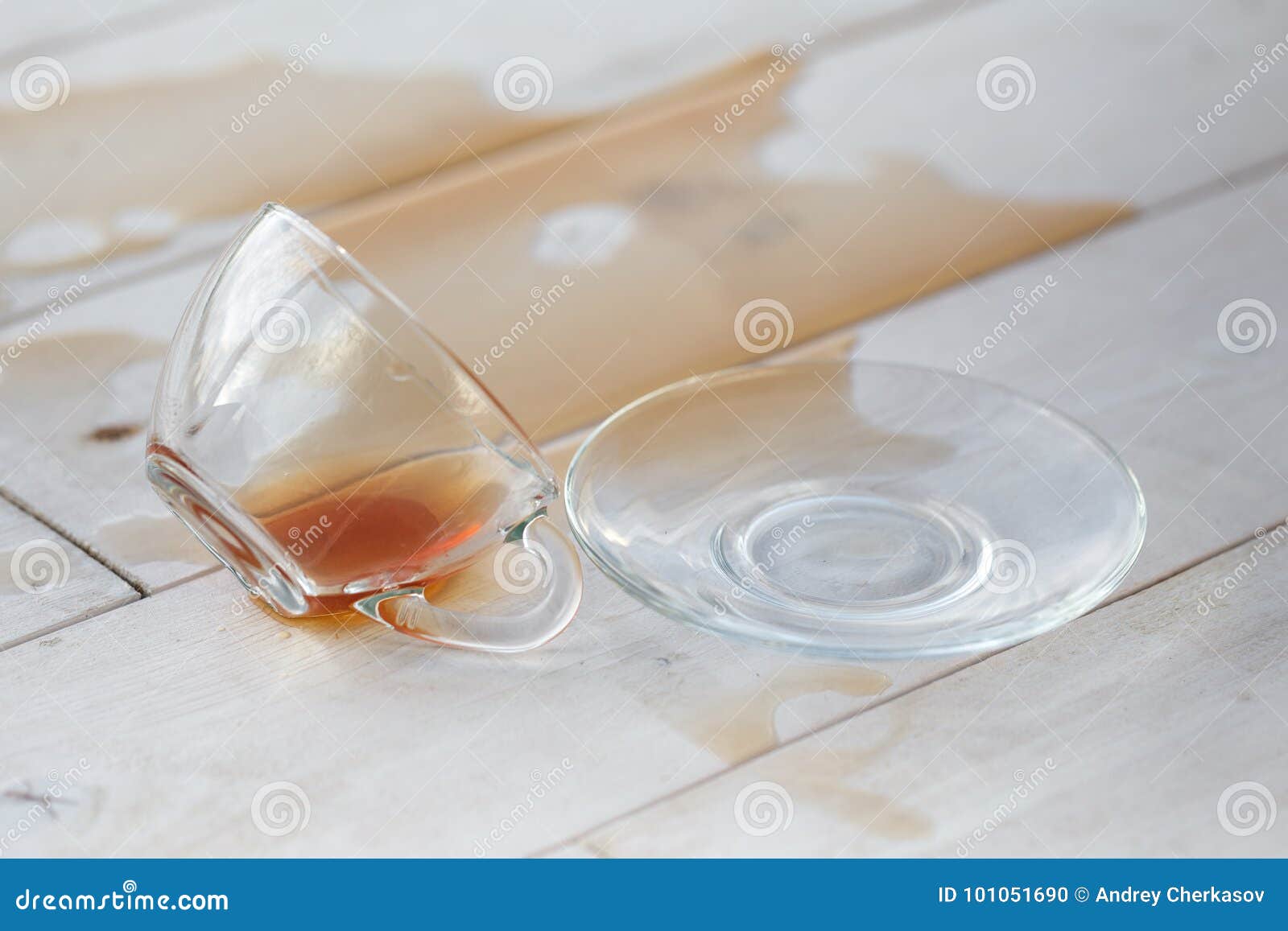 Drop cup tea by accident. stock photo. Image of white 101051690