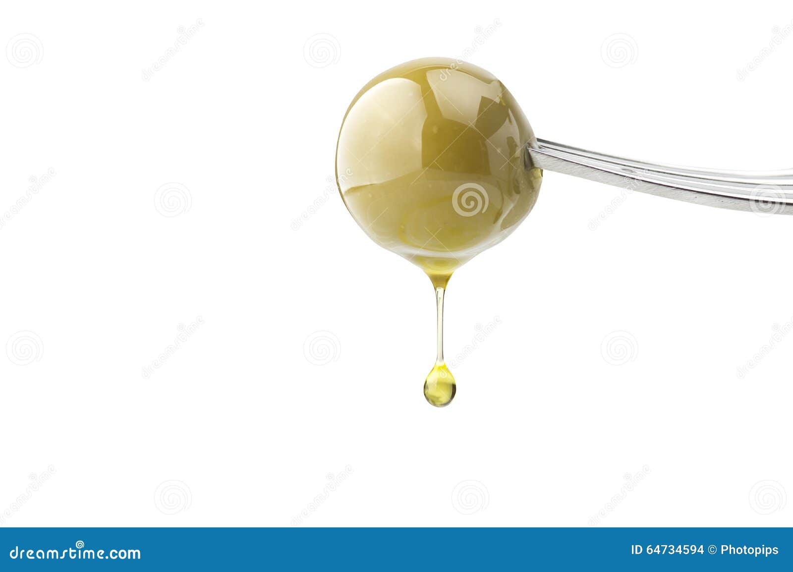 A drop of olive oil stock photo. Image of fluid, drip 64734594