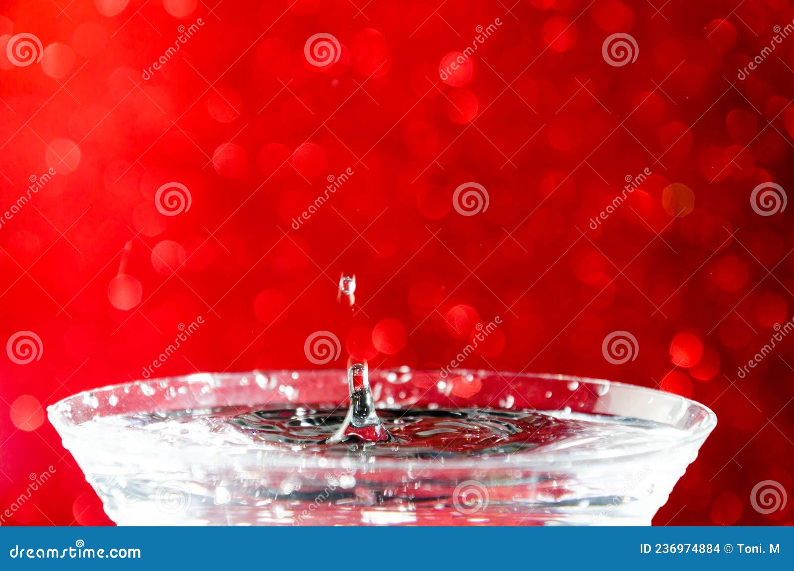 Drop of water on glass cup stock photo. Image of refreshment 236974884