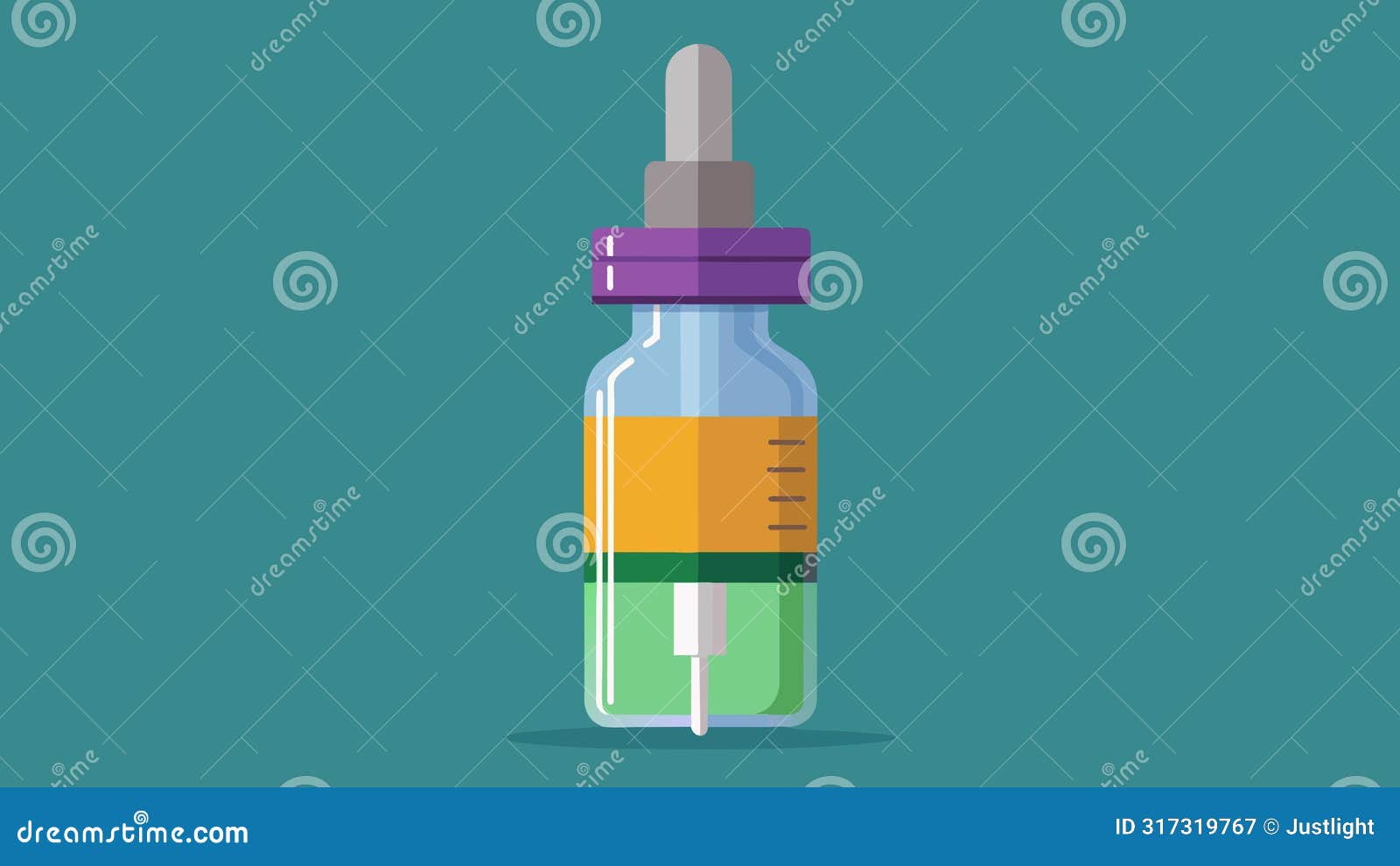 a dropper bottle with clearly marked dosage indicators allowing for precise and gradual dosing of ketamine for patients