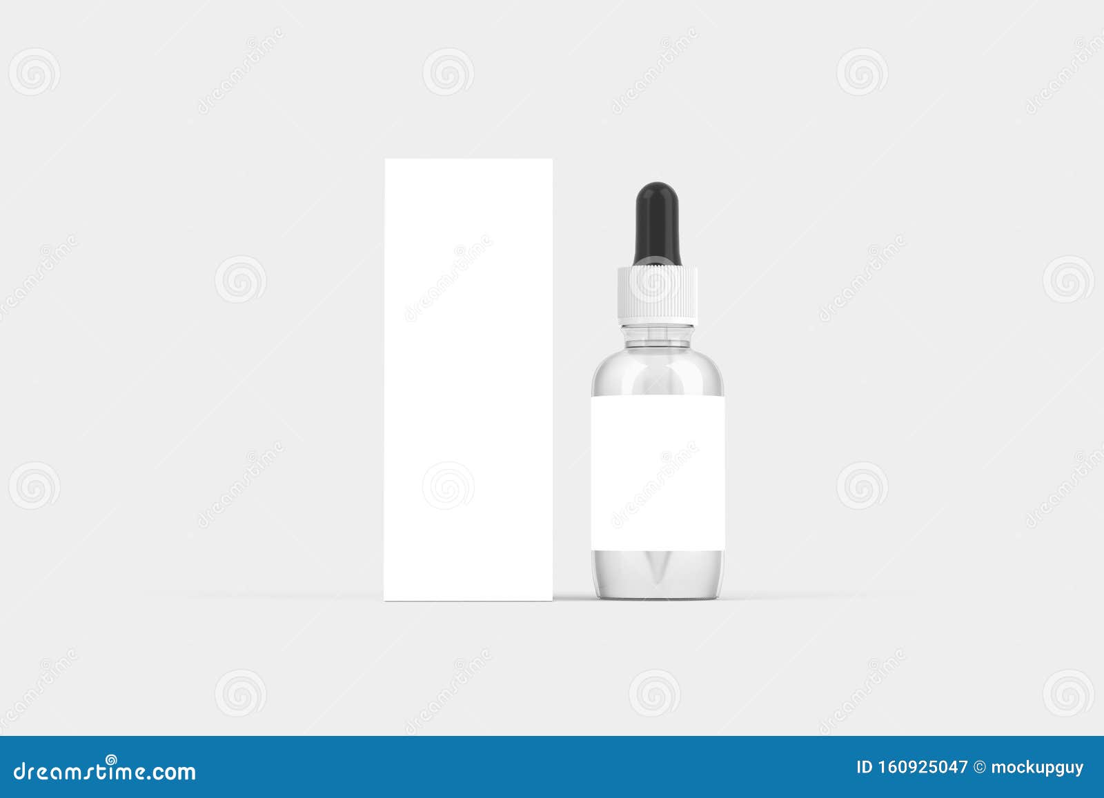 Download Dropper Bottle Packaging White Mockup Stock Image - Image of cosmetics, glass: 160925047