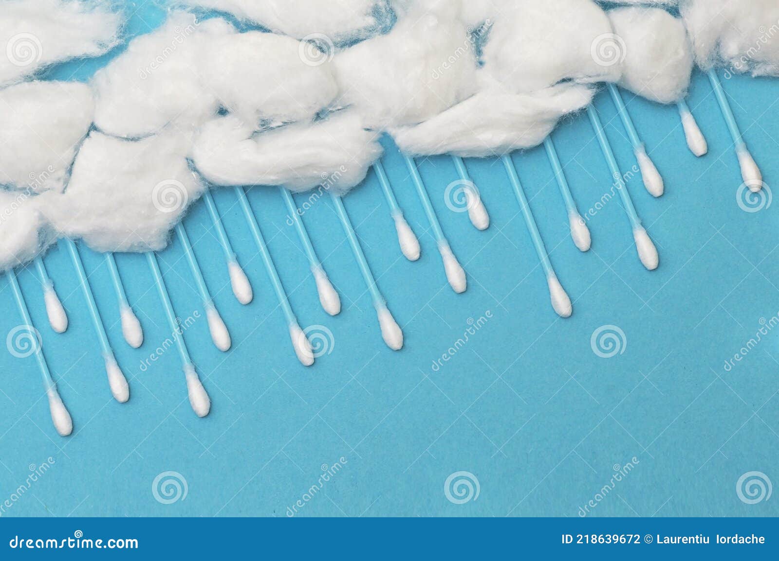 Drops of Rain from Swab Cotton Ear Buds Stock Photo Image of drops