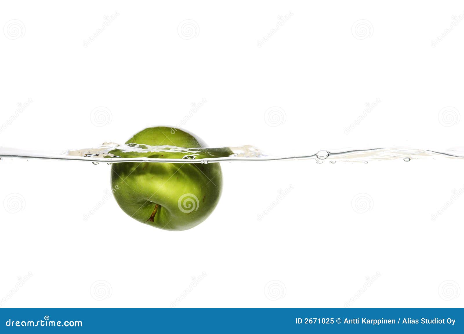 Drowning apple stock image. Image of apple, swim, dive - 2671025