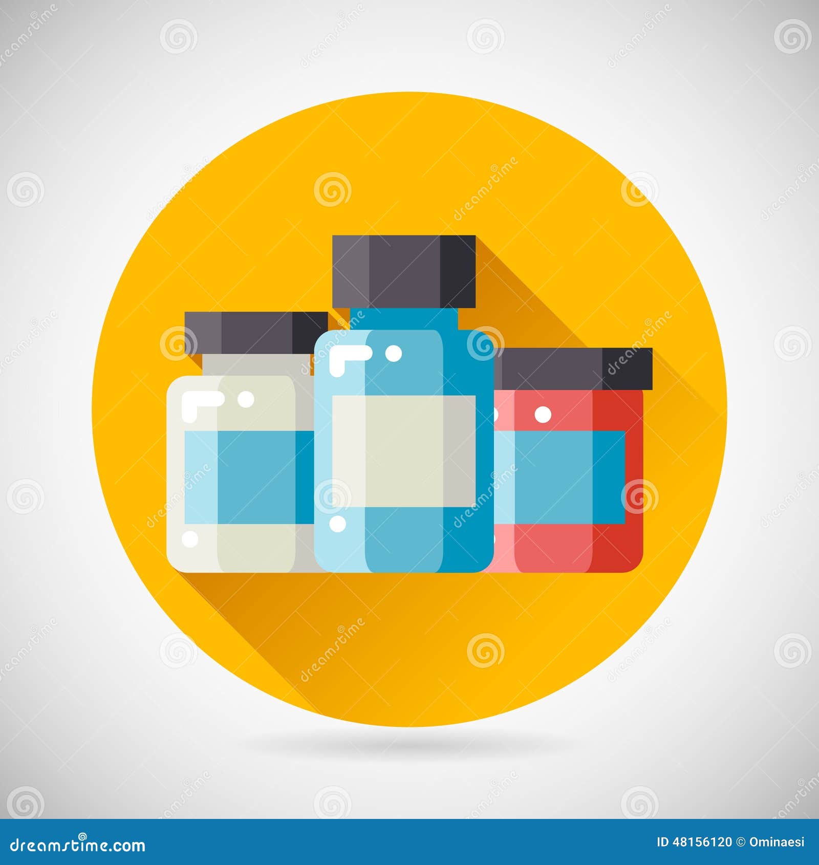 drug cure medicine box vial bottle jar icon heal