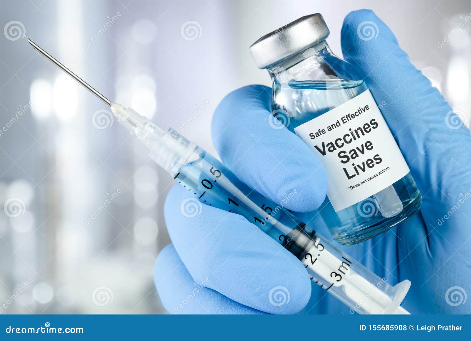 drug vial - vaccines save lives