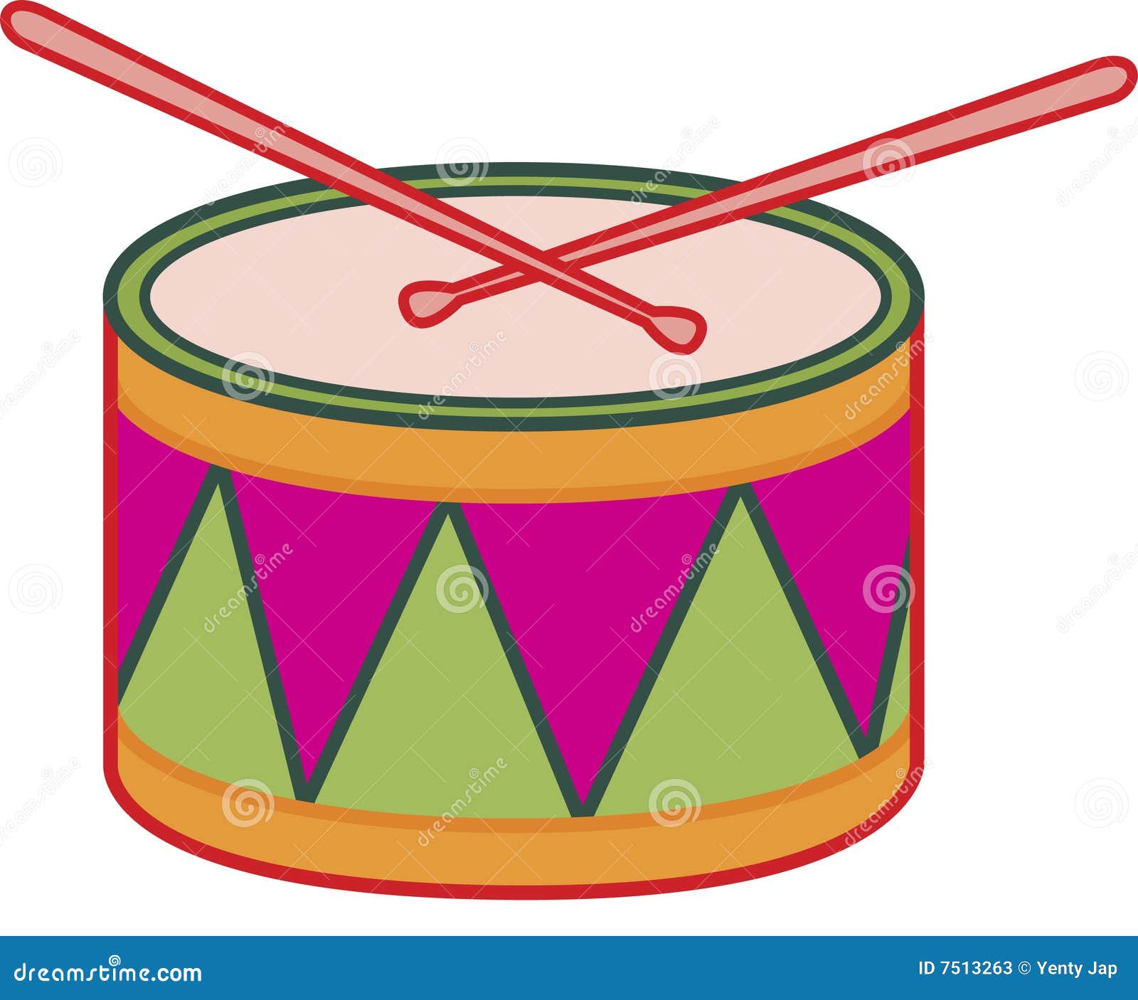 A Drum Stock Photos - Image: 7513263