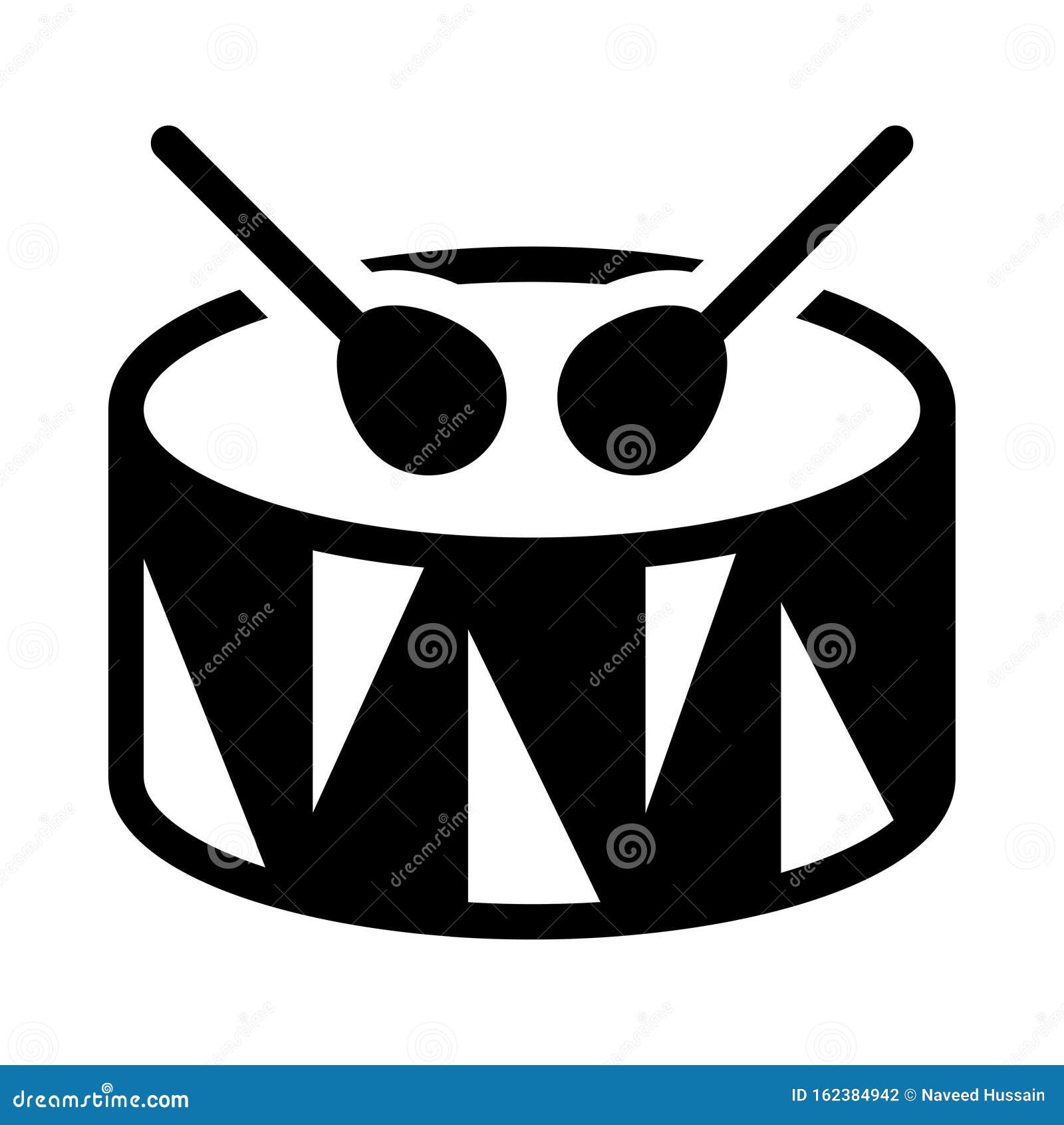 drum stick cake  thin line icon