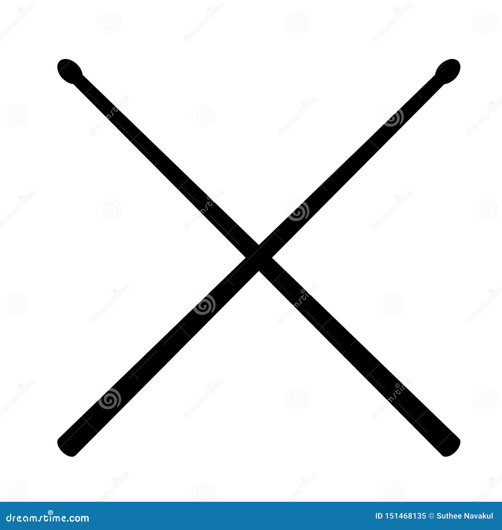 drum sticks icon on white background. flat style. drumsticks icon for your web site , logo, app, ui. drum sticks .