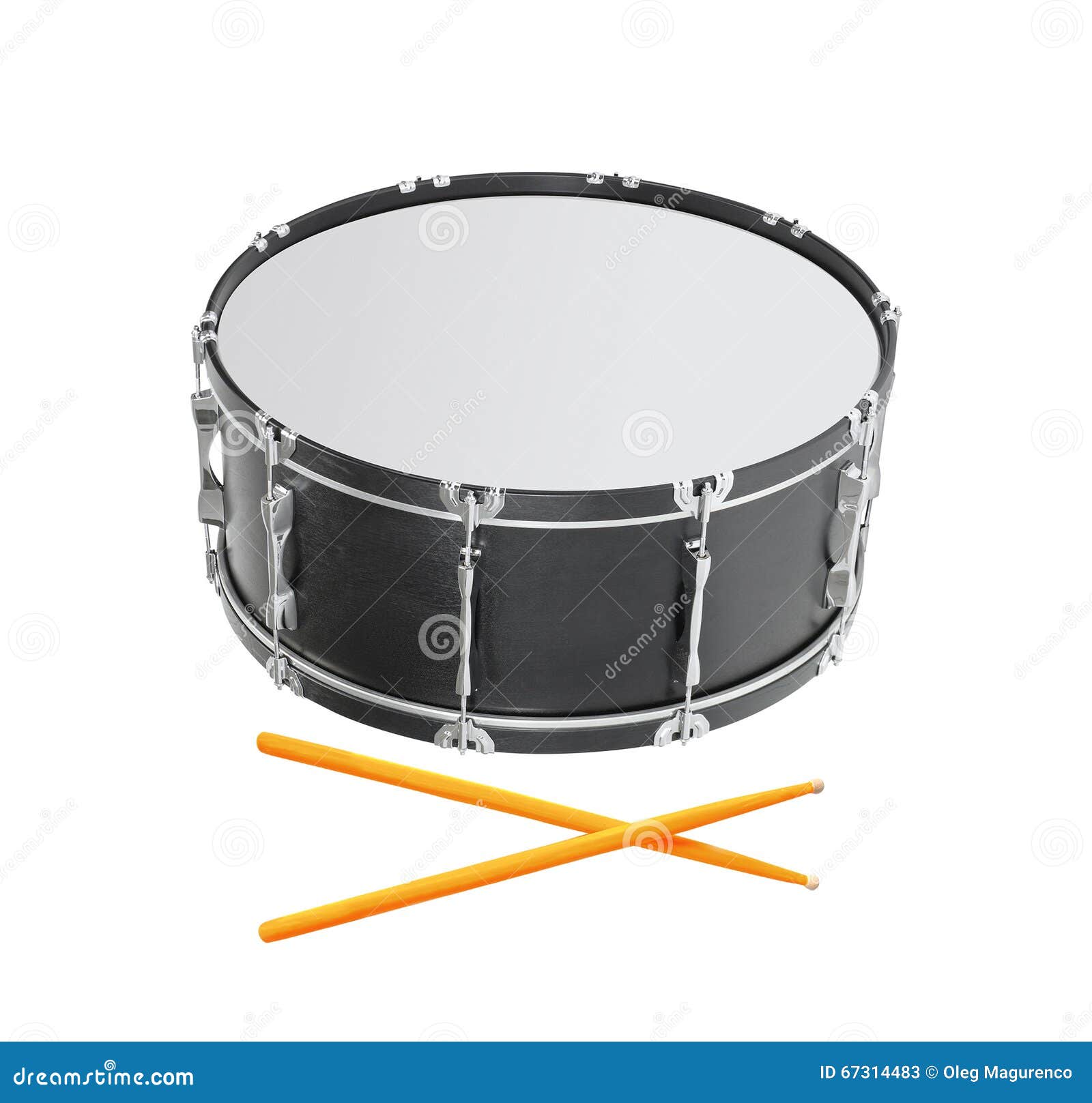 Drum on white background stock image. Image of parade - 67314483