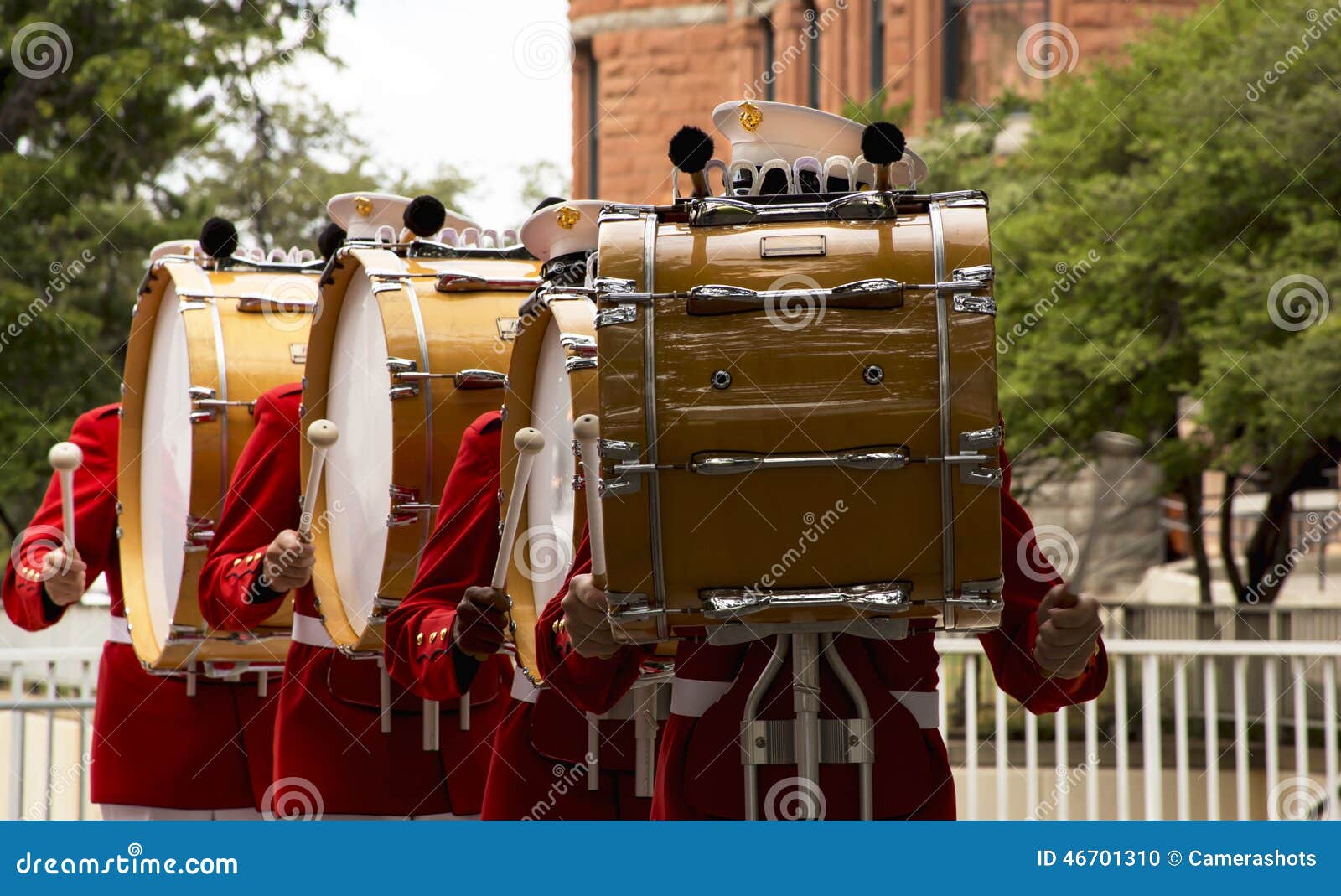 Drumline De Fanfare De Marine Corps Image éditorial Image du corps