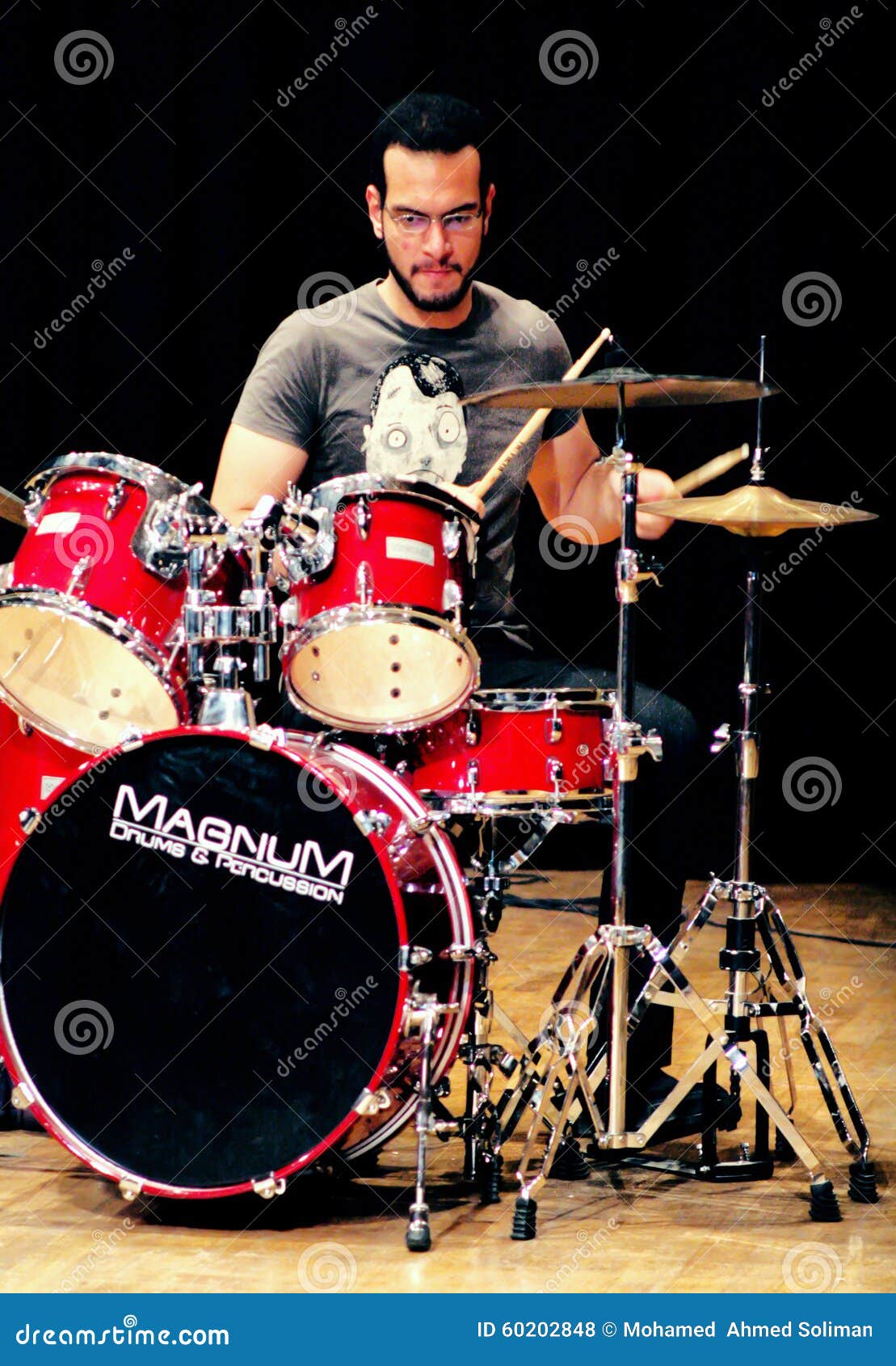 Drummer editorial stock photo. Image of live, jazz, music - 60202848