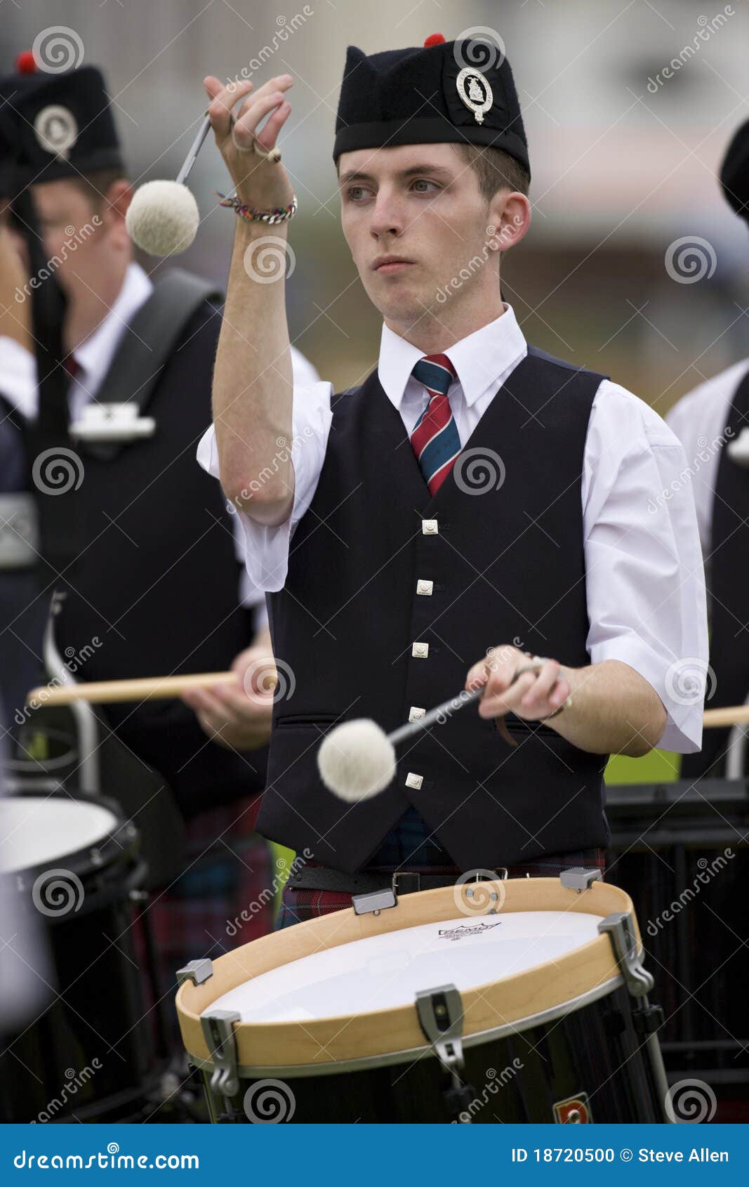 Drummer Highland Games Scotland Editorial Image Image of music