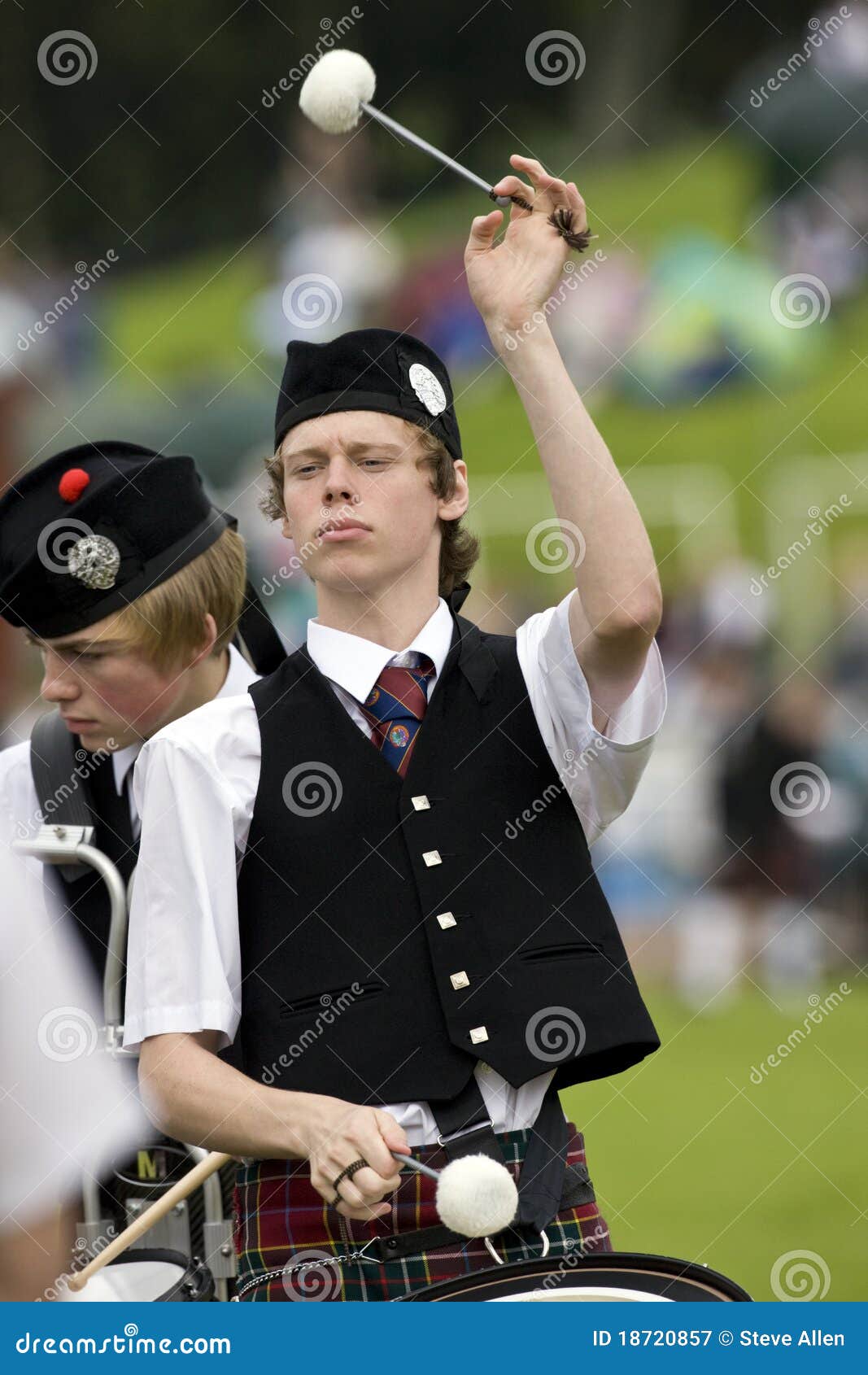 Drummer Highland Games Scotland Editorial Photography Image of