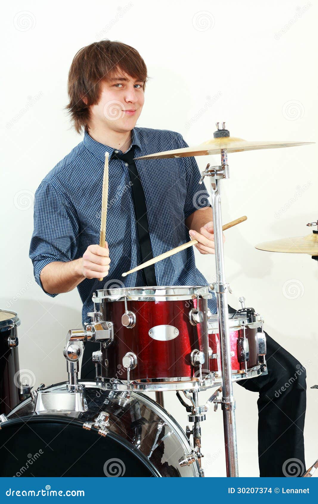 Drummer man stock photo. Image of popular, people, instrument 30207374