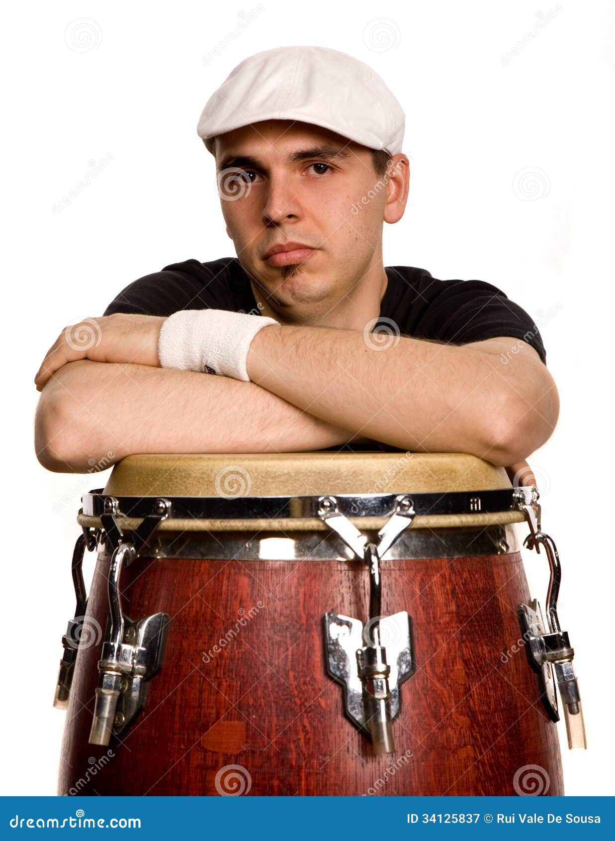 Drummer stock image. Image of music, percussion, instrument 34125837