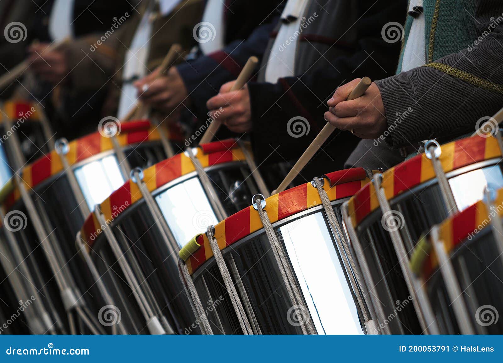 Drummers in a Marching Band Editorial Photo Image of music, performer