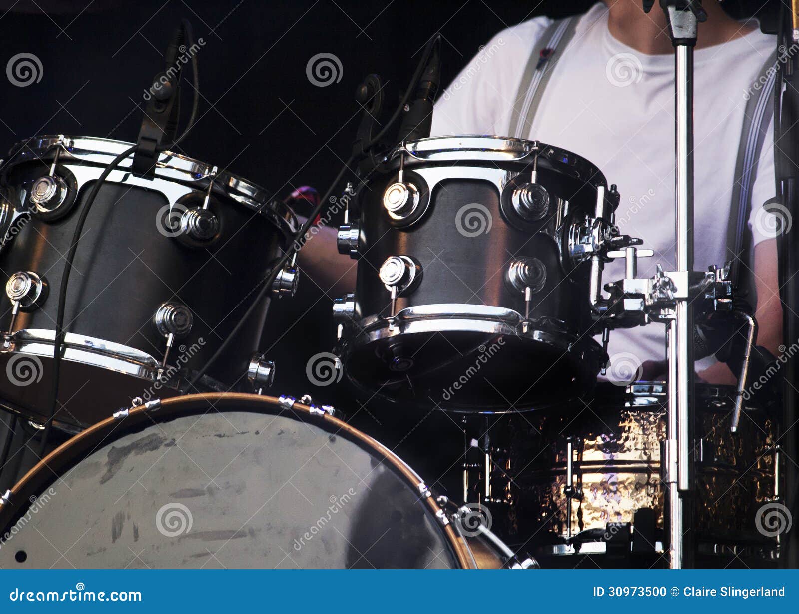 Drums stock photo. Image of live, band, stage, percussion 30973500