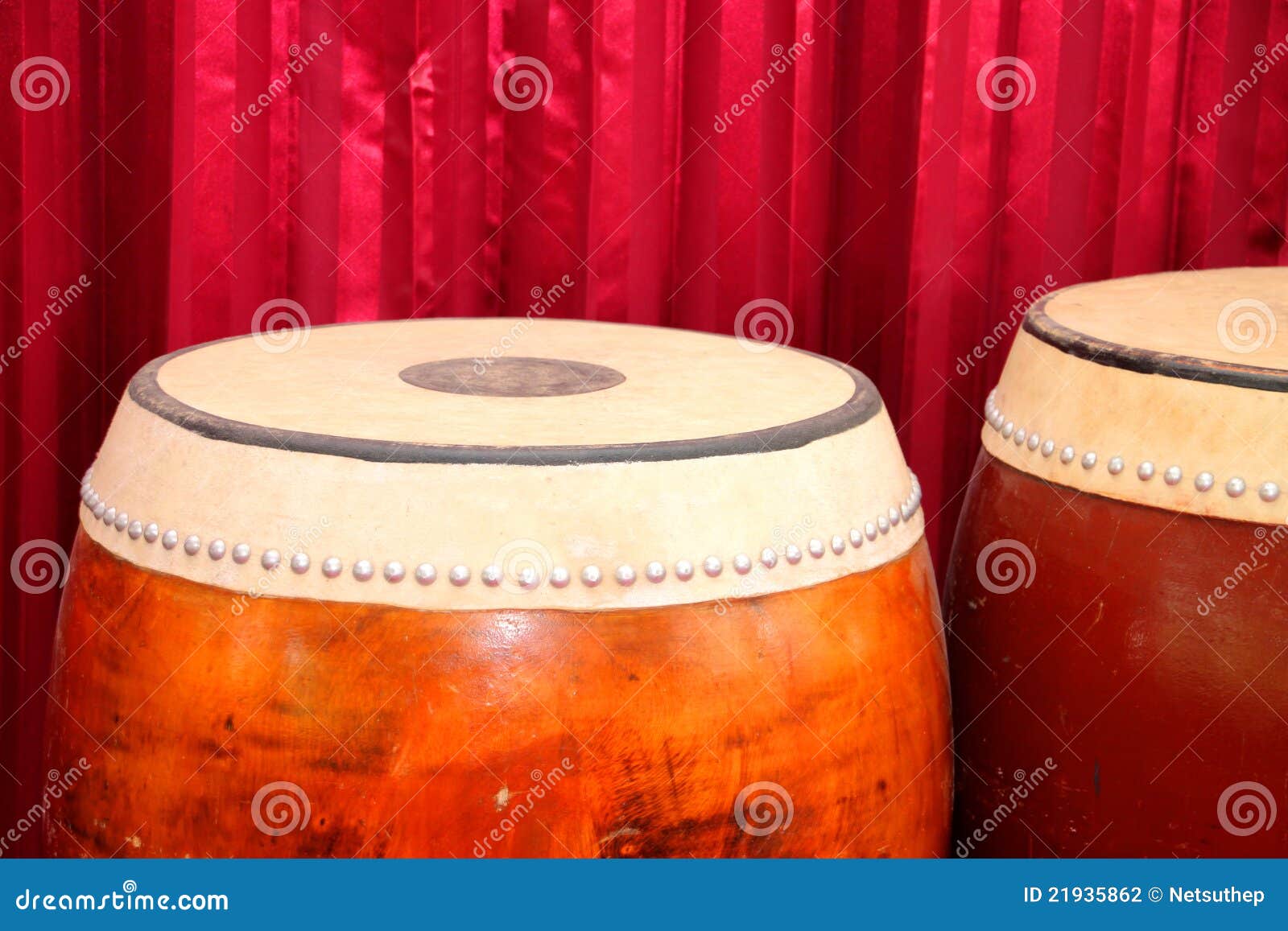 Drums Traditional Thai Musical Instruments Stock Photo Image of drum, percussion 21935862