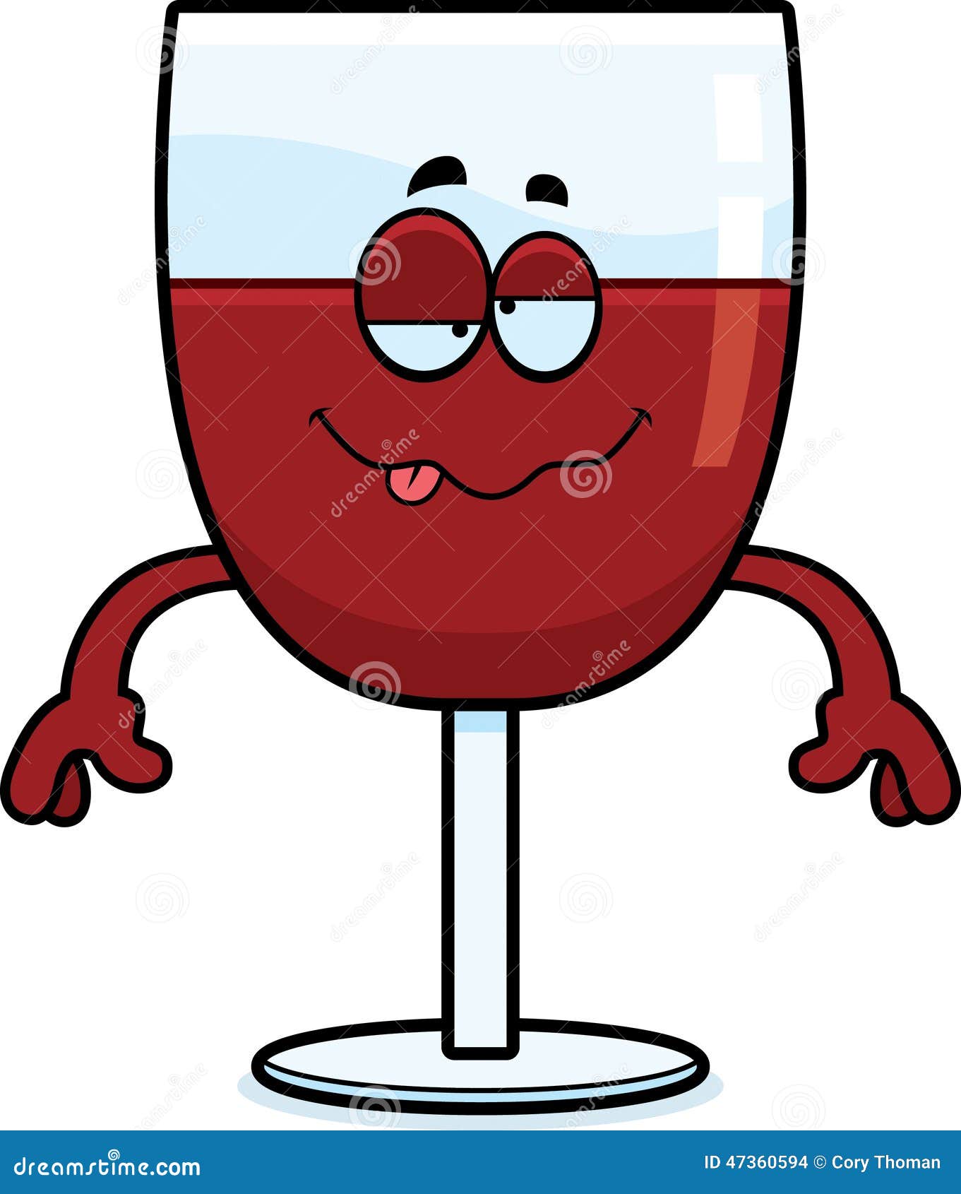Drunk Cartoon Wine stock vector. Illustration of happy 47360594