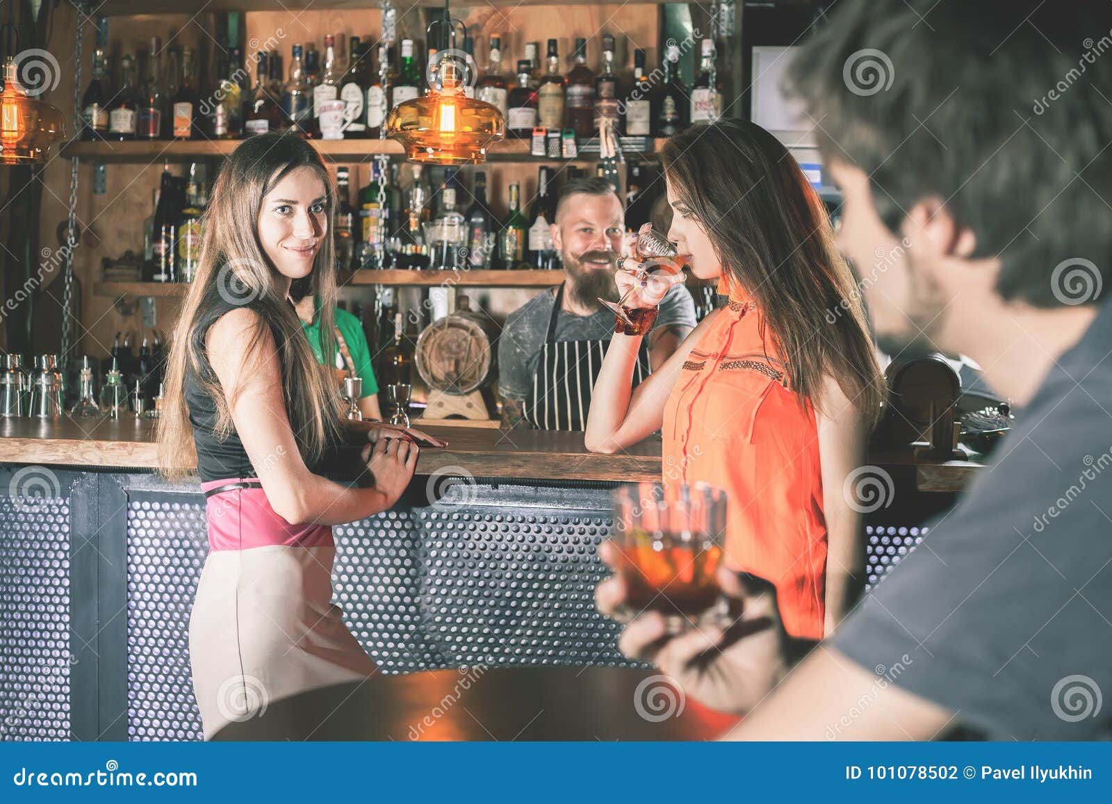 Drunk Guy At Bar