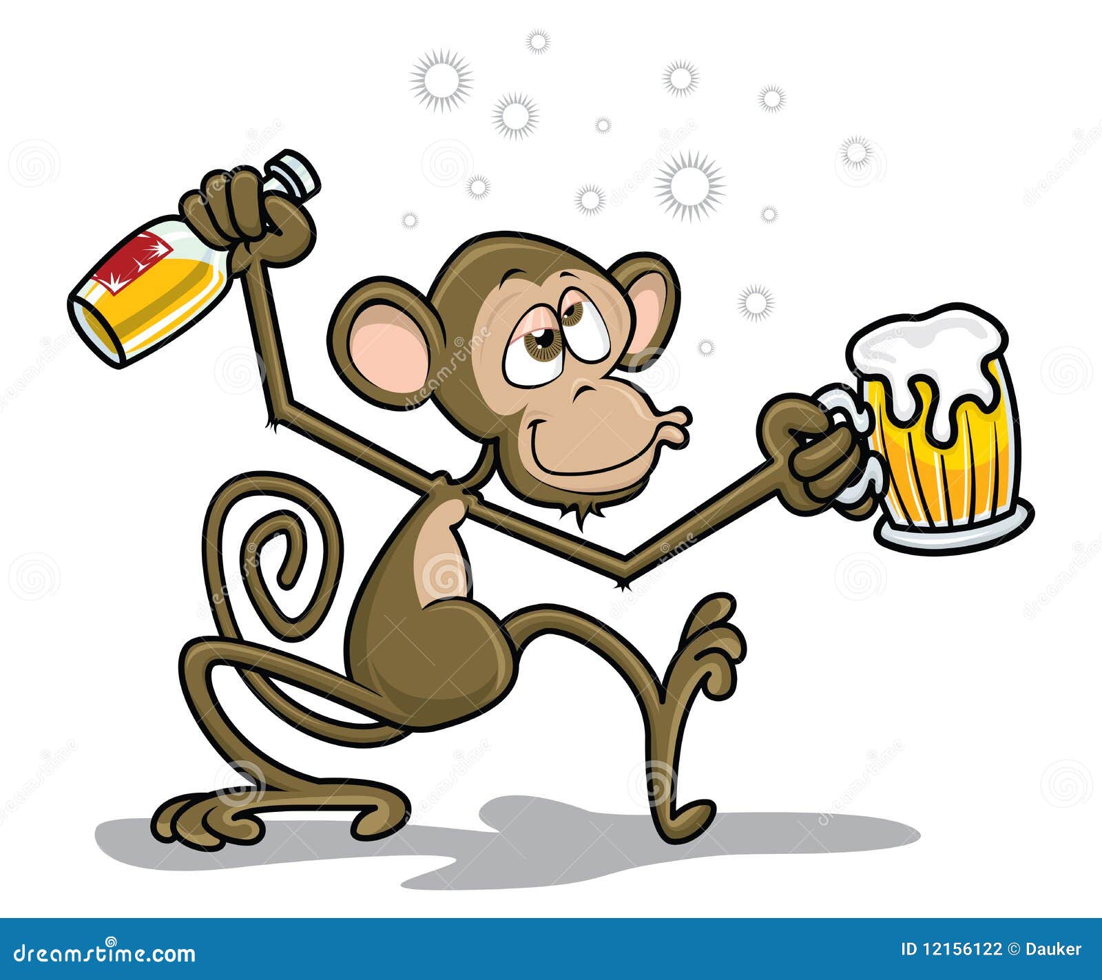 drunk monkey