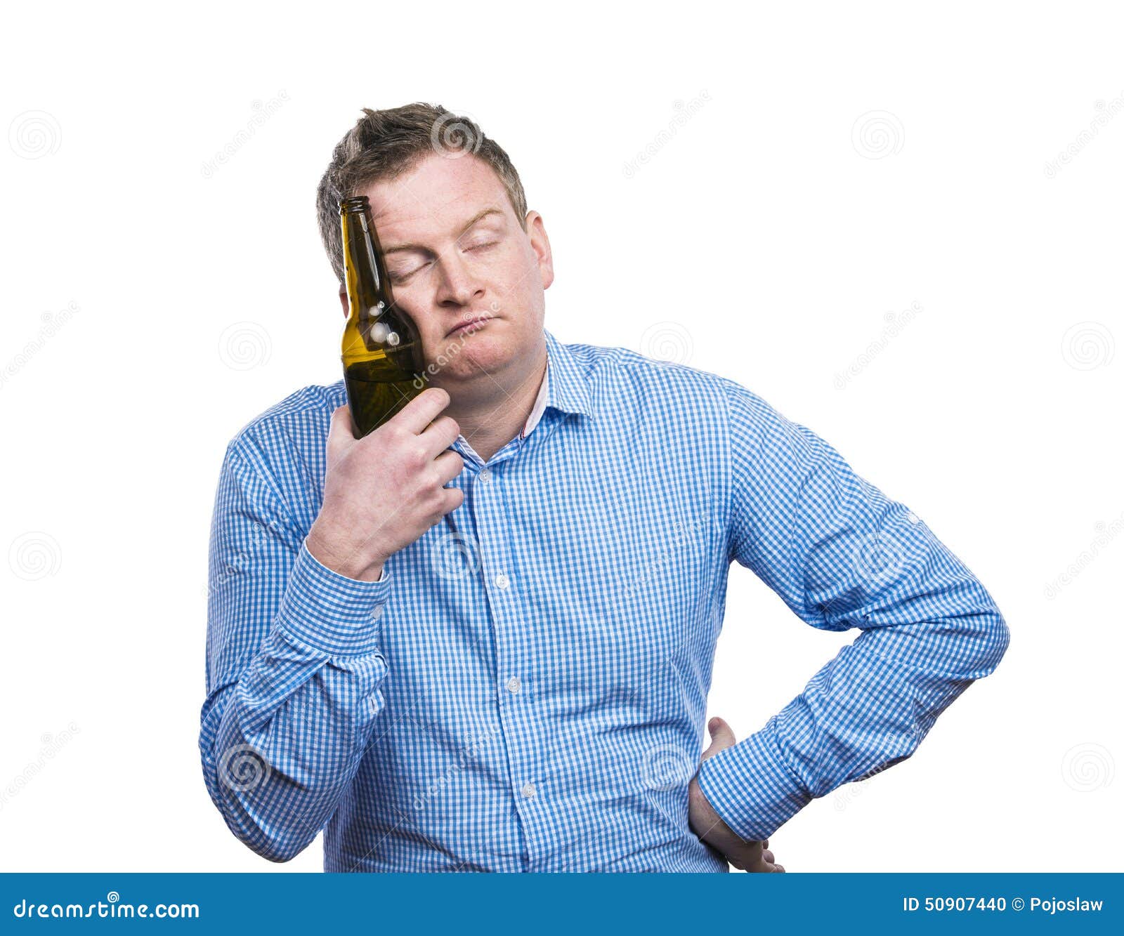 Drunk young man stock photo. Image of isolated, depressed - 50907440
