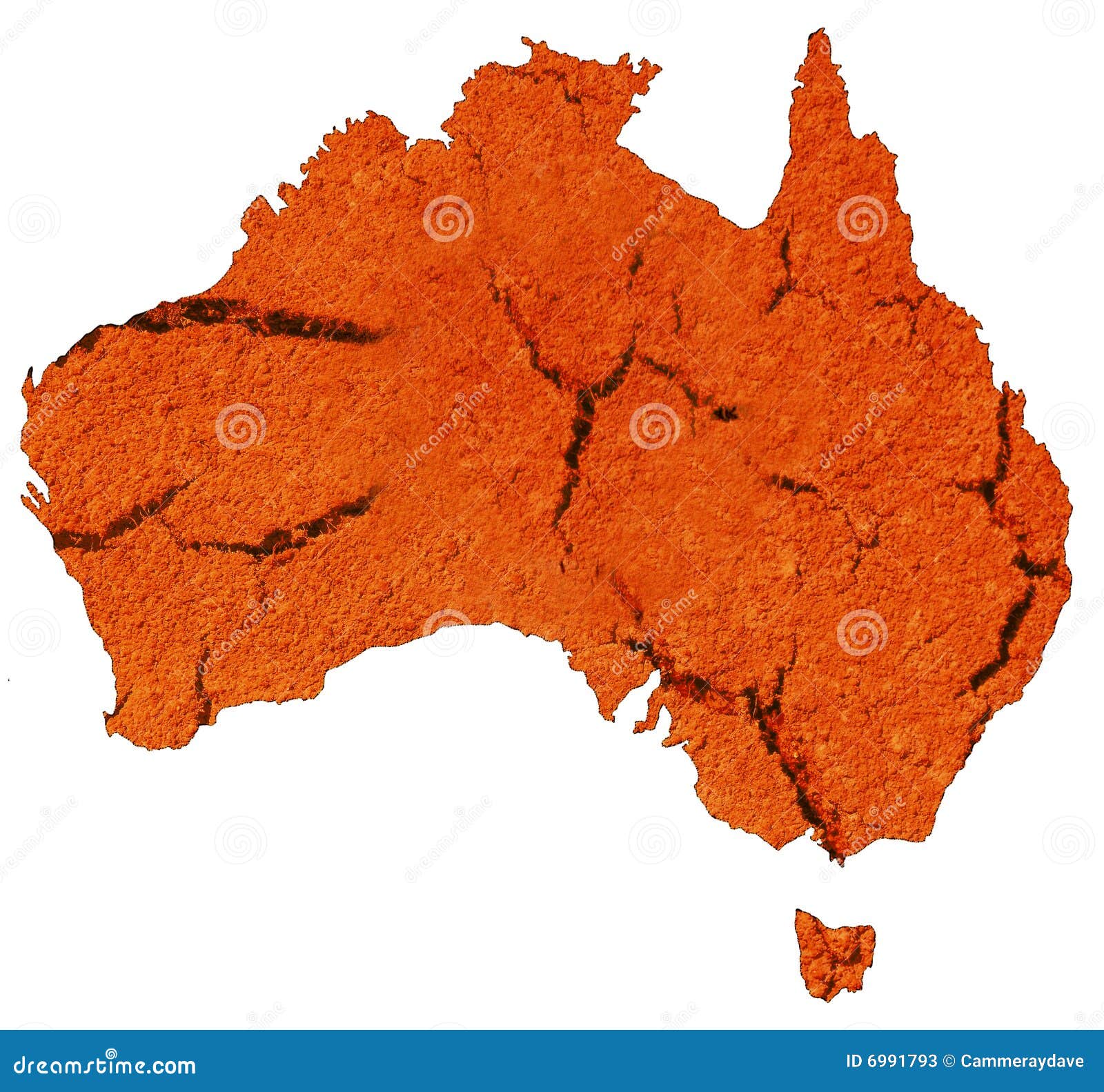 dry australian continent