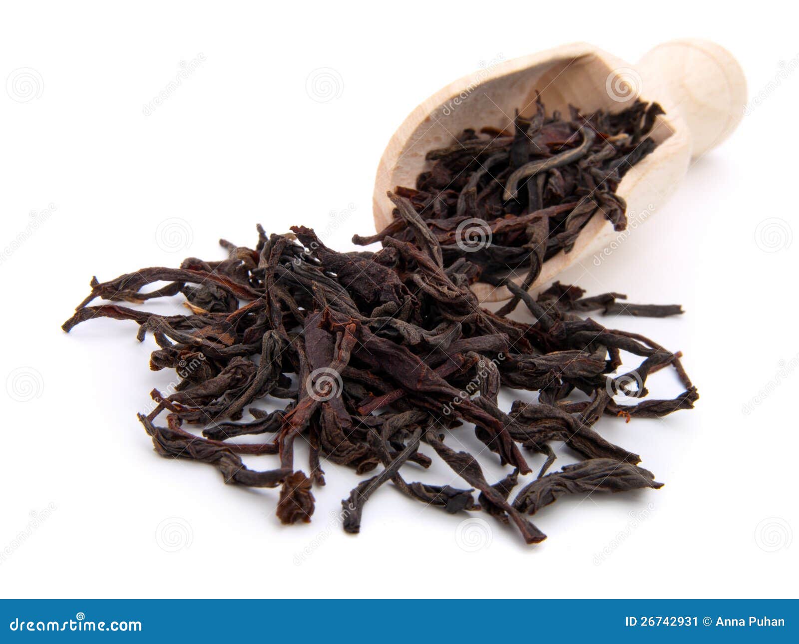 Dry black tea leaves stock image. Image of closeup, diet 26742931